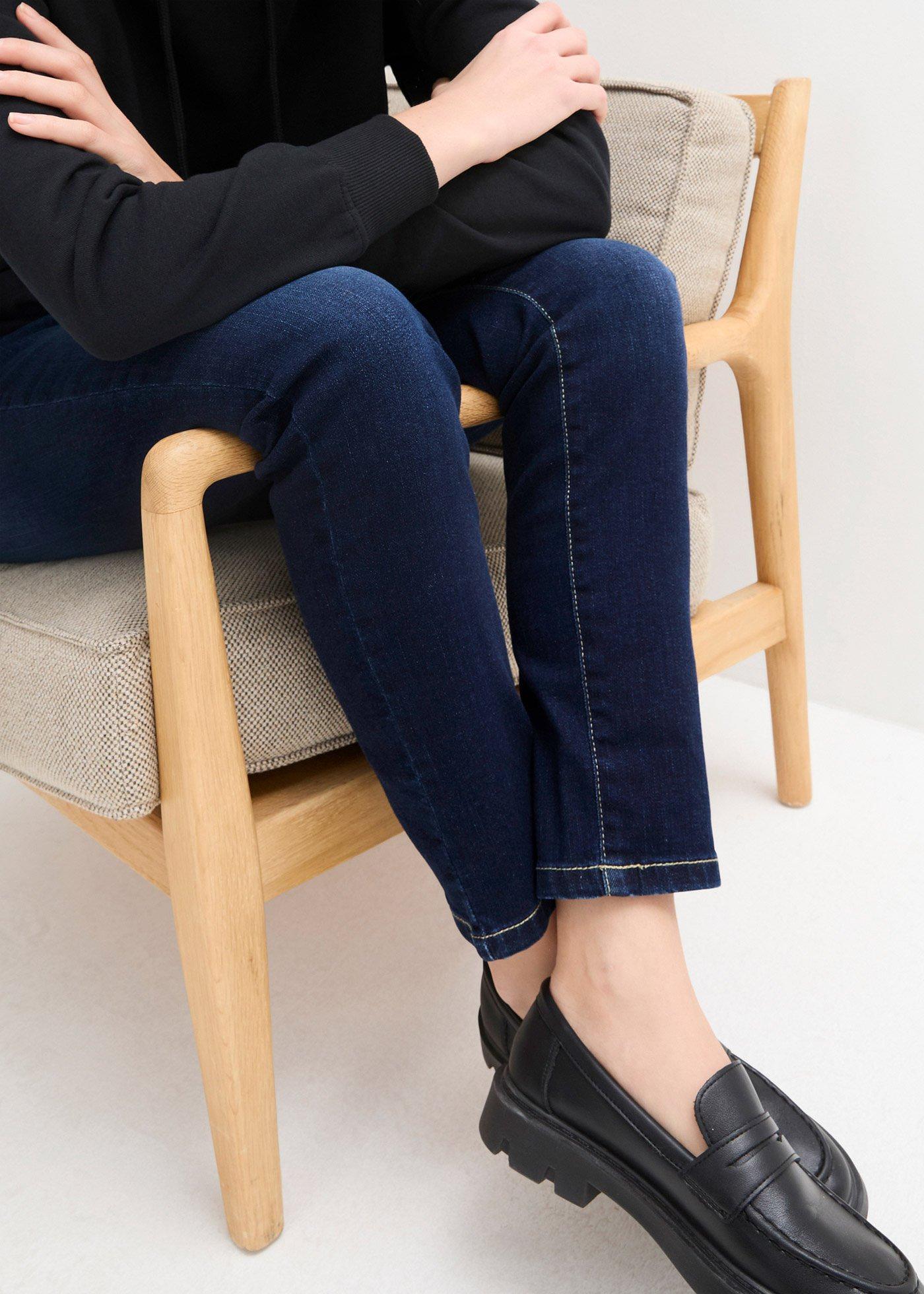 Dżinsy ze stretchem o kroju  boyfriend, mid waist - Bonprix