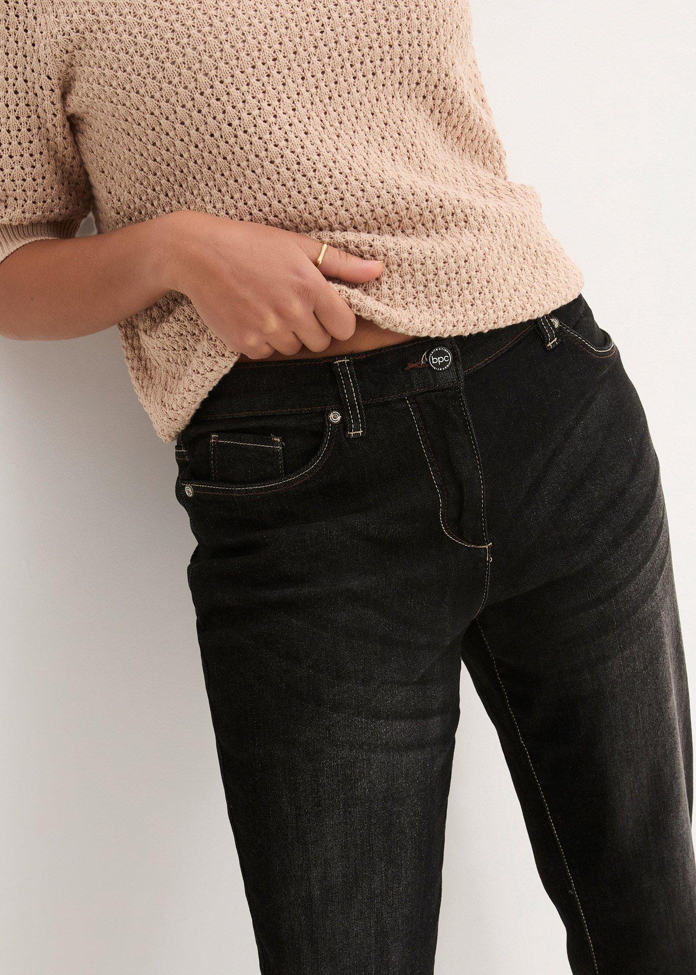 Dżinsy ze stretchem o kroju  boyfriend, mid waist - Bonprix