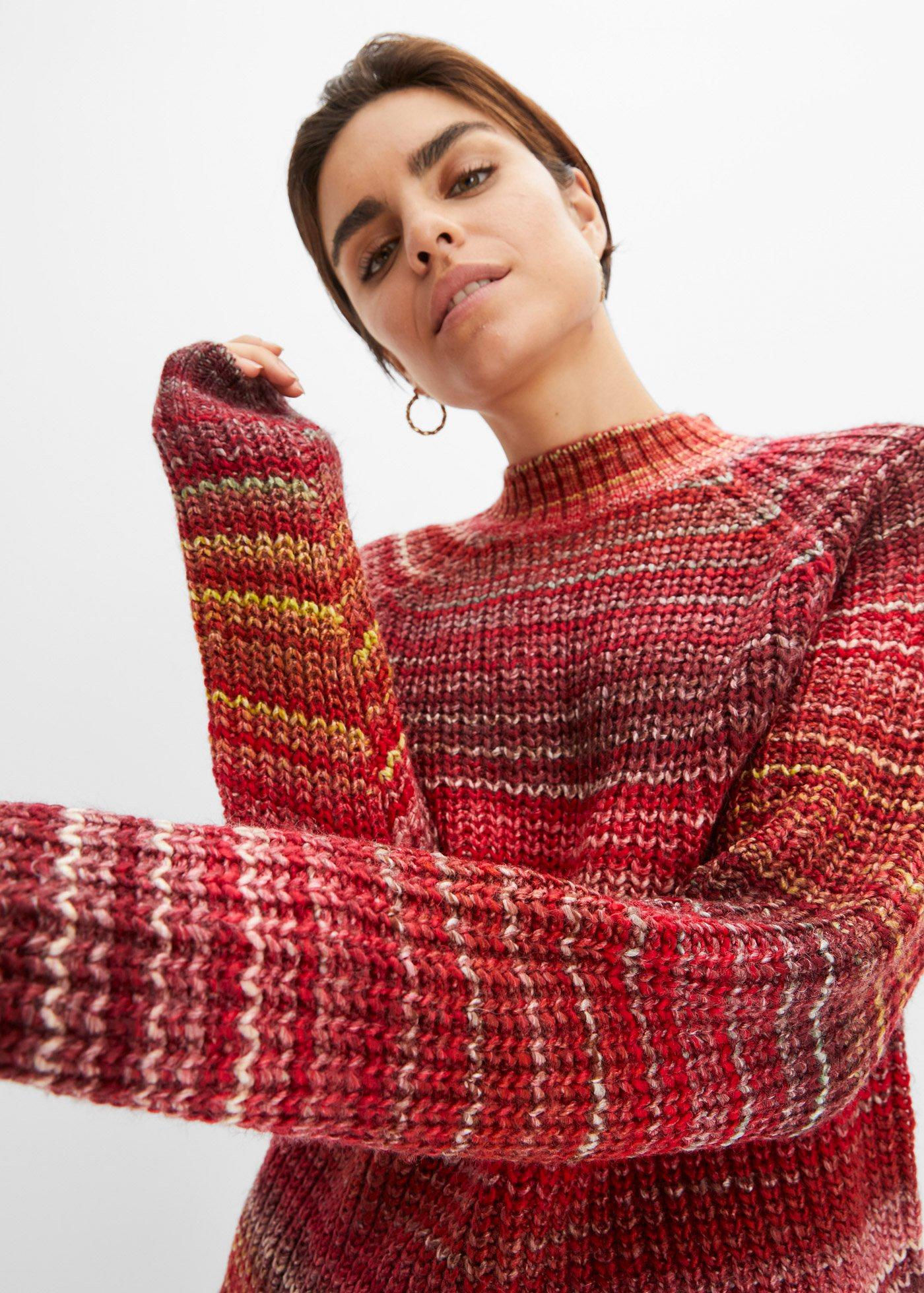 Wygodny gruby sweter - Bonprix