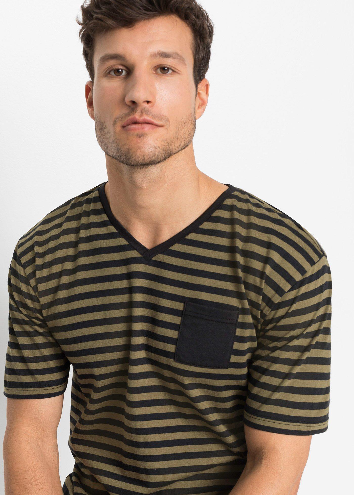 Piżama z krótkimi spodenkami - Bonprix