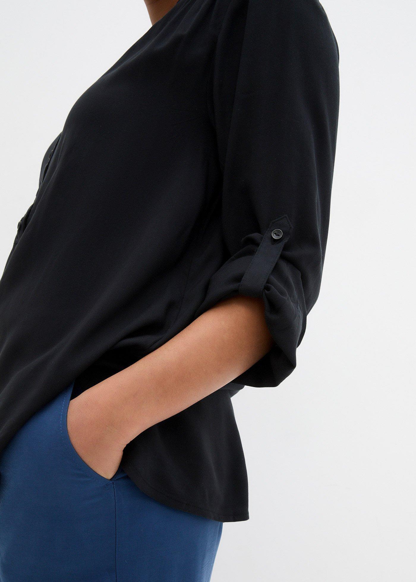 Bluzka tunikowa z miękkiej wiskozy - Bonprix