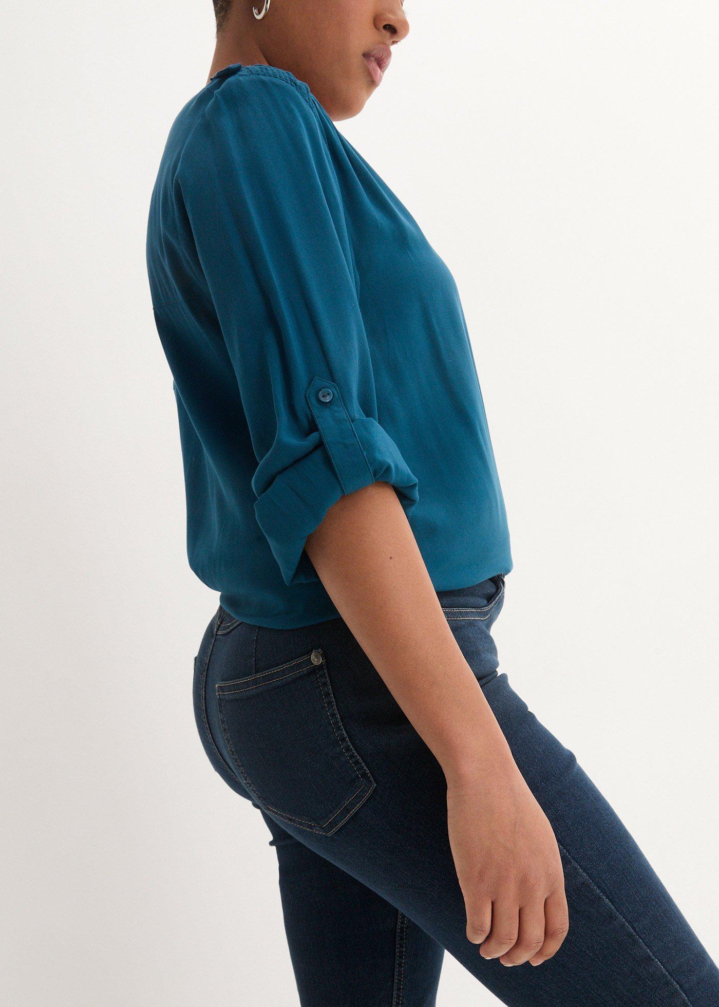 Bluzka tunikowa z miękkiej wiskozy - Bonprix