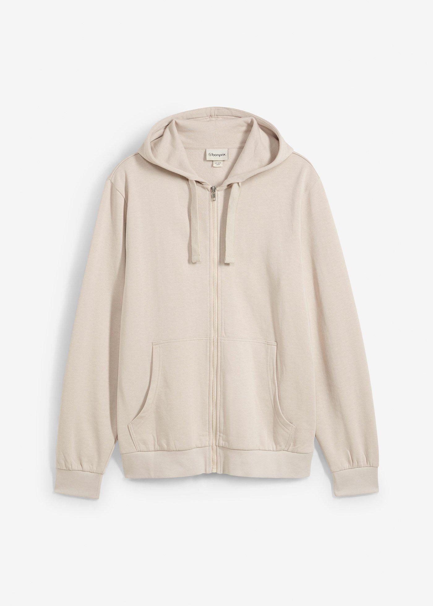 Sweat zippé à capuche, regular