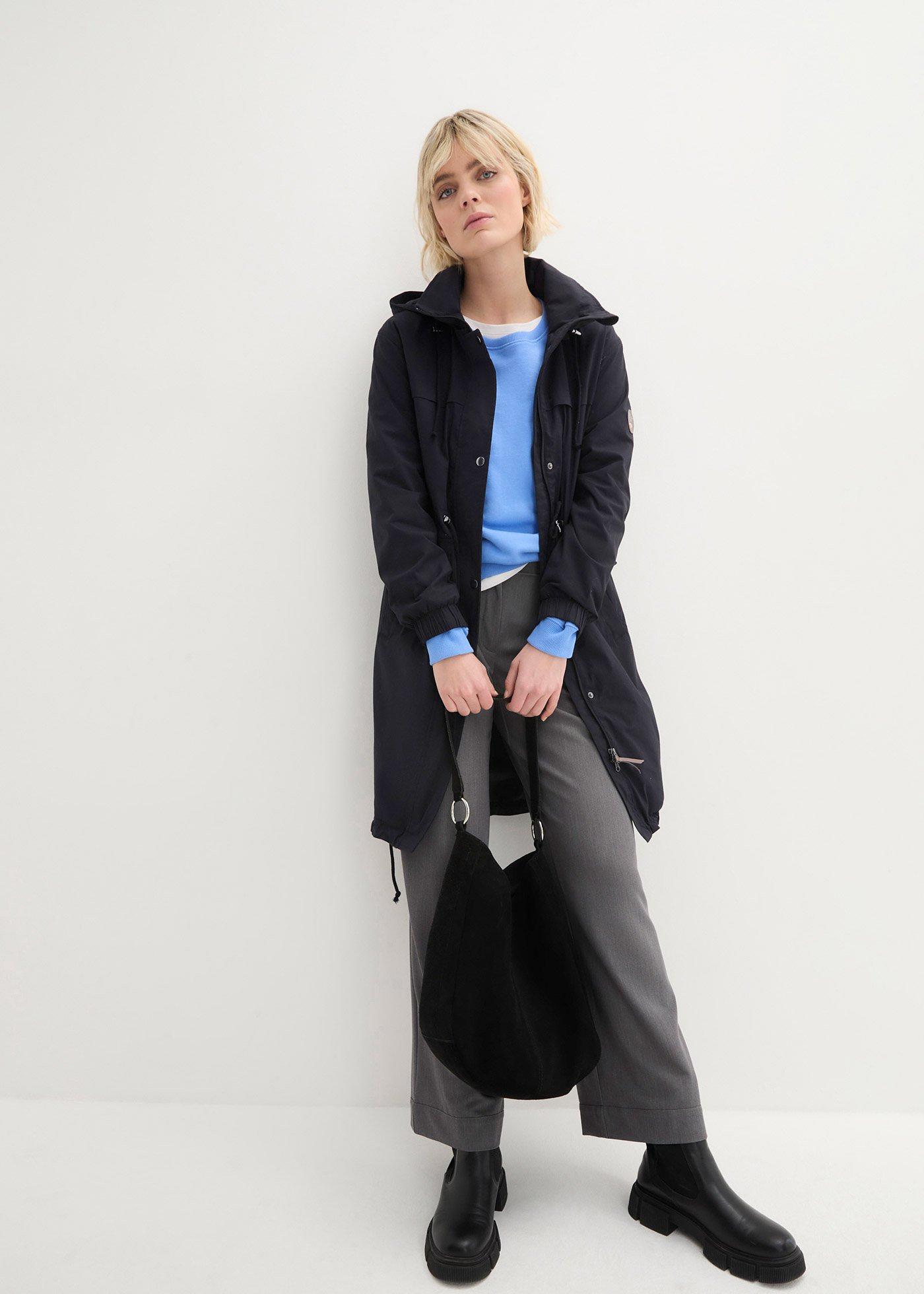 Parka trencz z dużymi kieszeniami - Bonprix