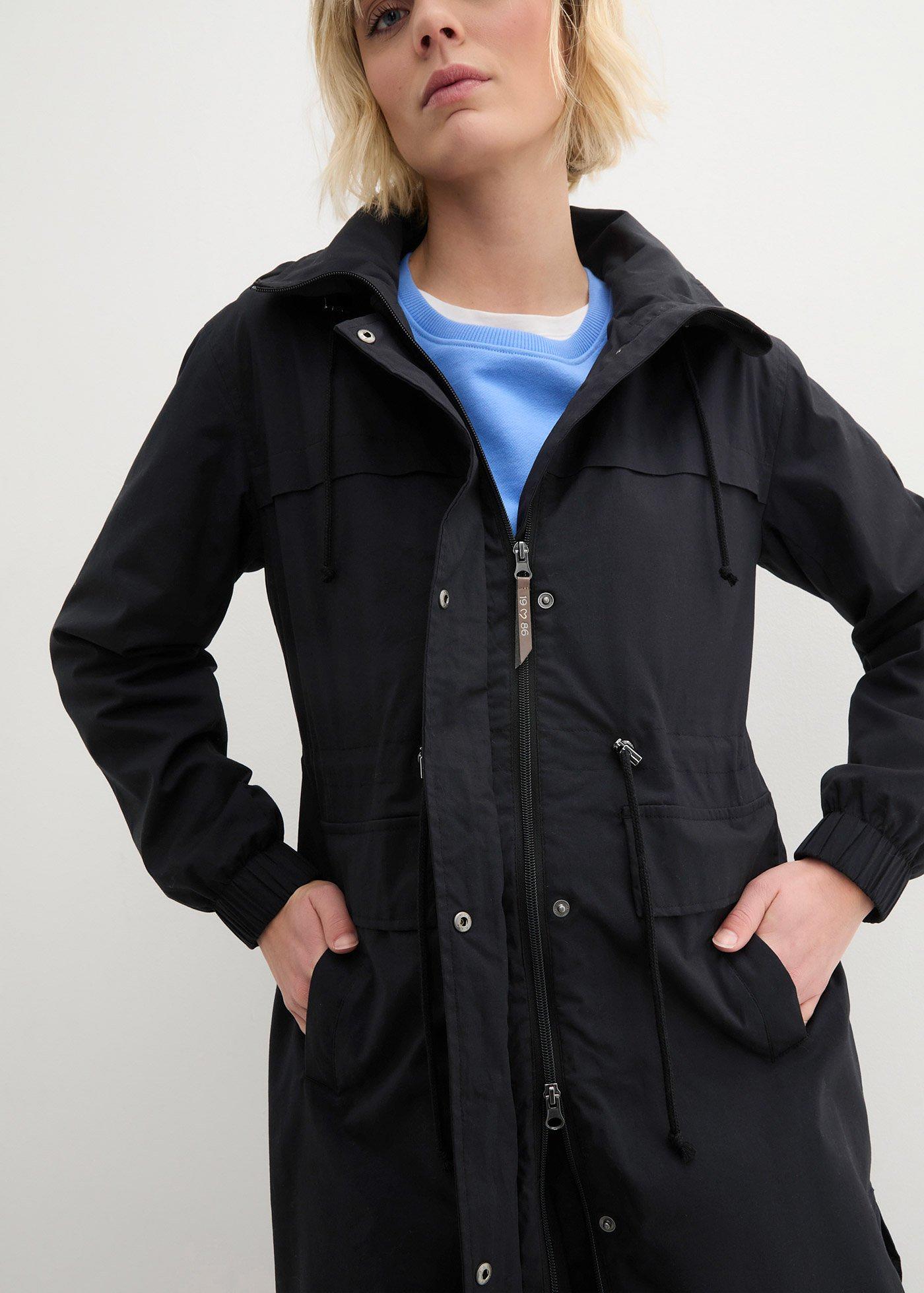 Parka trencz z dużymi kieszeniami - Bonprix