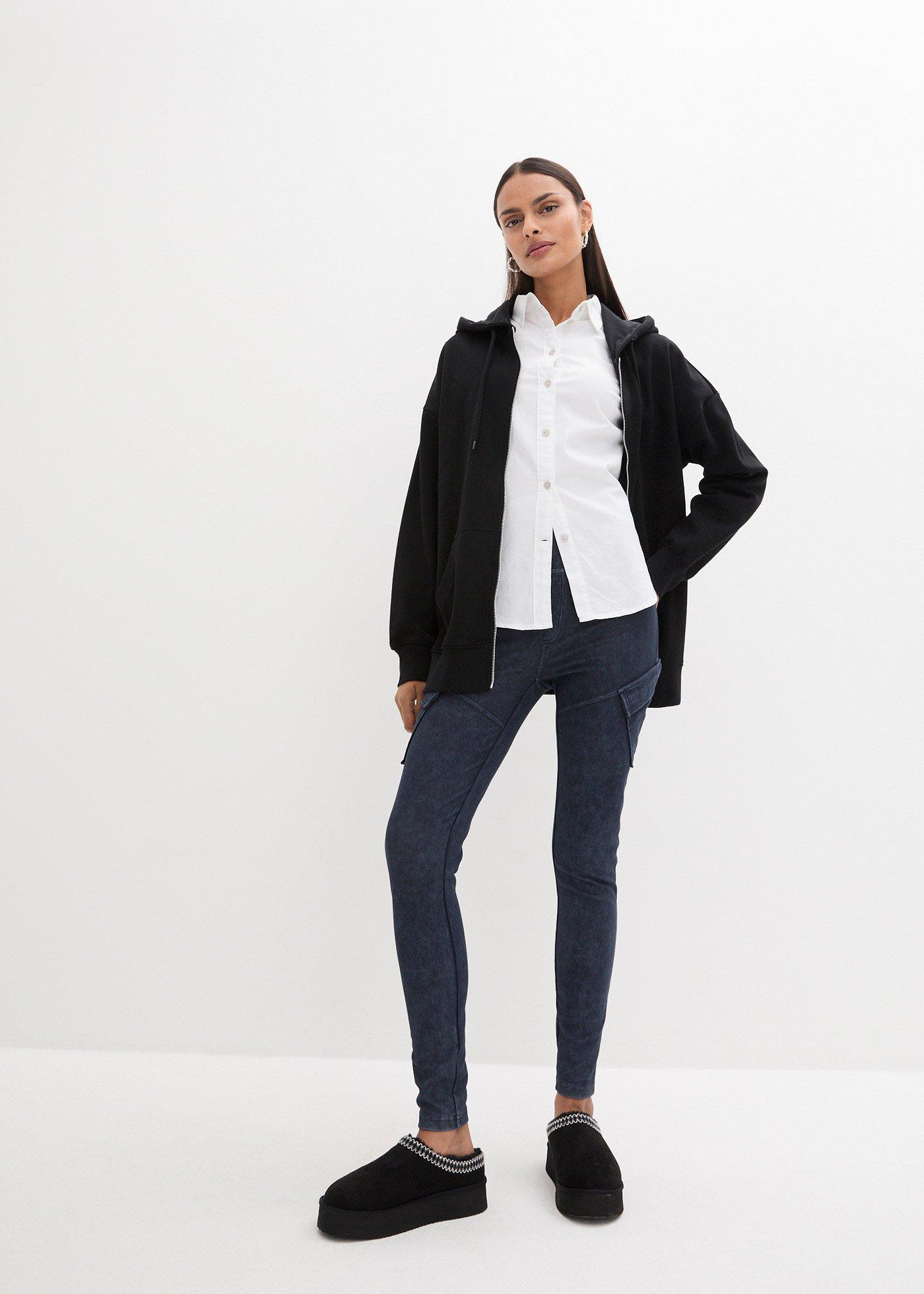 Bluza rozpinana z kapturem - Bonprix