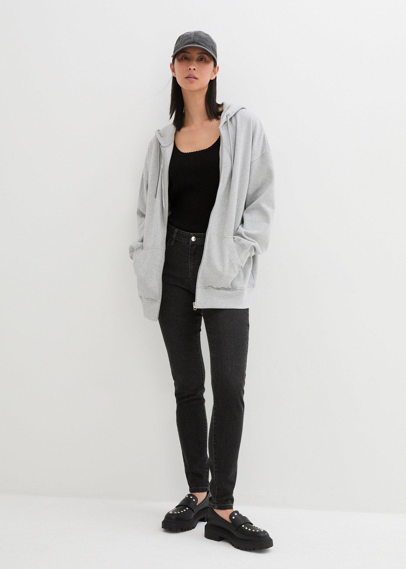 Bluza rozpinana z kapturem - Bonprix