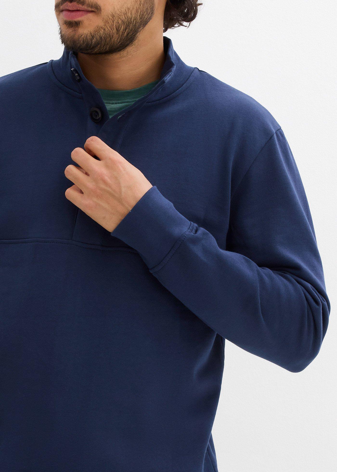 Bluza z listwą guzikową z czystej bawełny organicznej - Bonprix