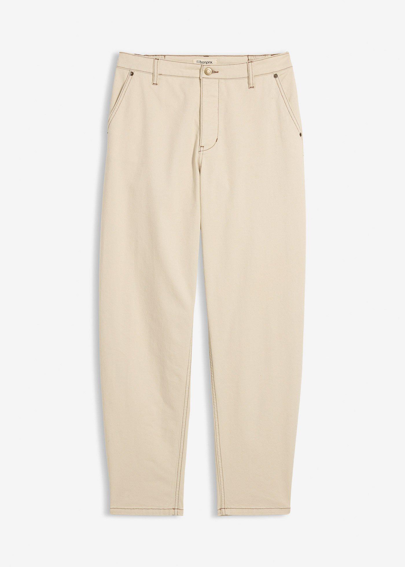 Pantalon en twill barrel