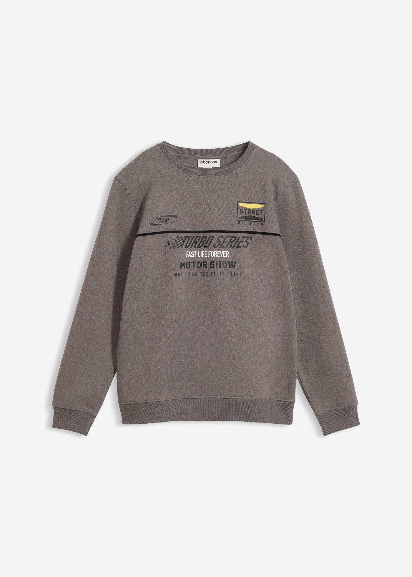 Bluza z miękkiej mieszanki bawełny - Bonprix