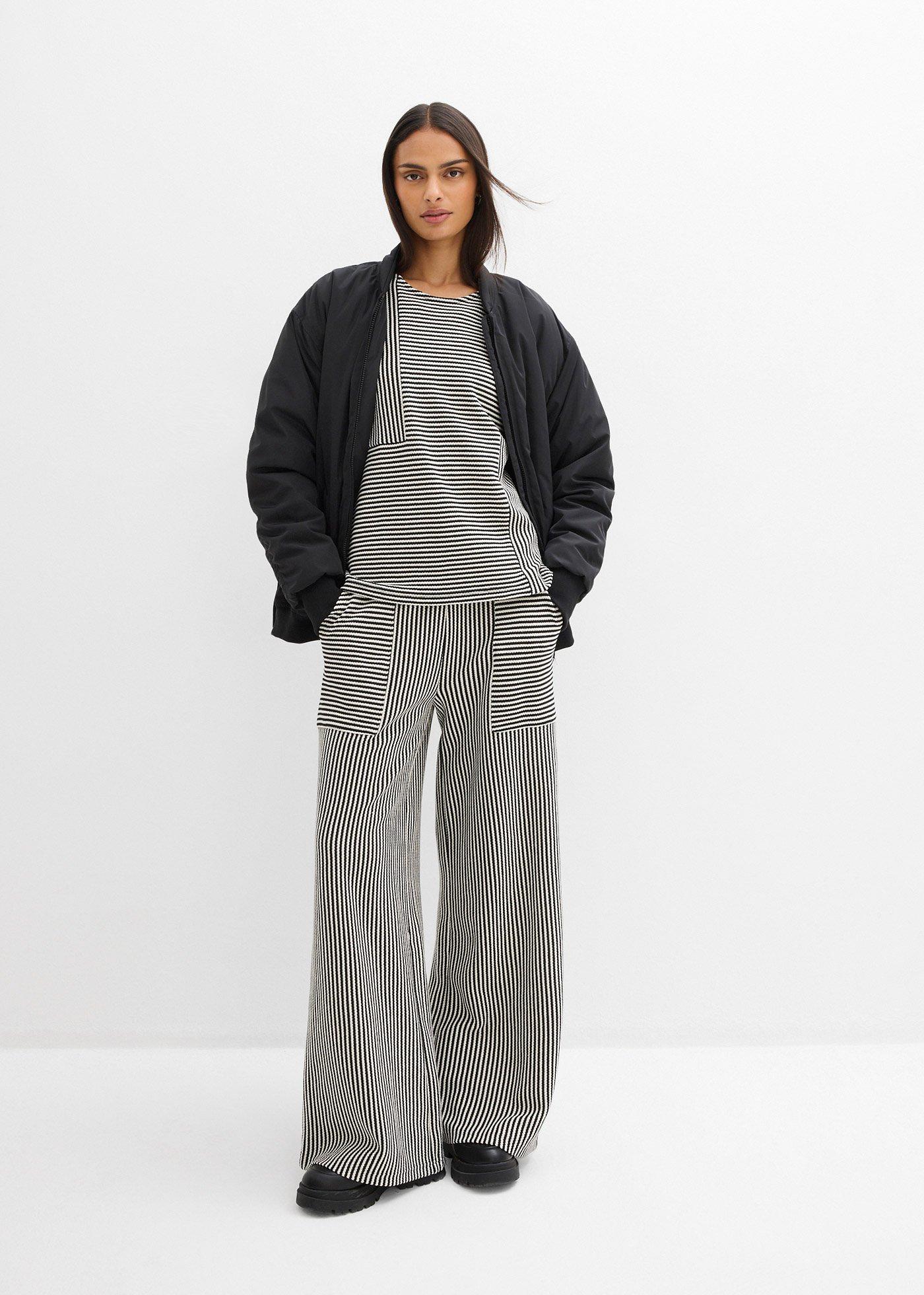 Sweter z dżerseju - Bonprix