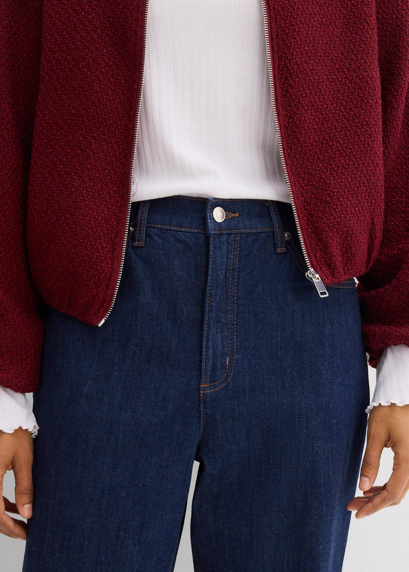 Dżinsy o luźnym kroju high waist, straigt - Bonprix