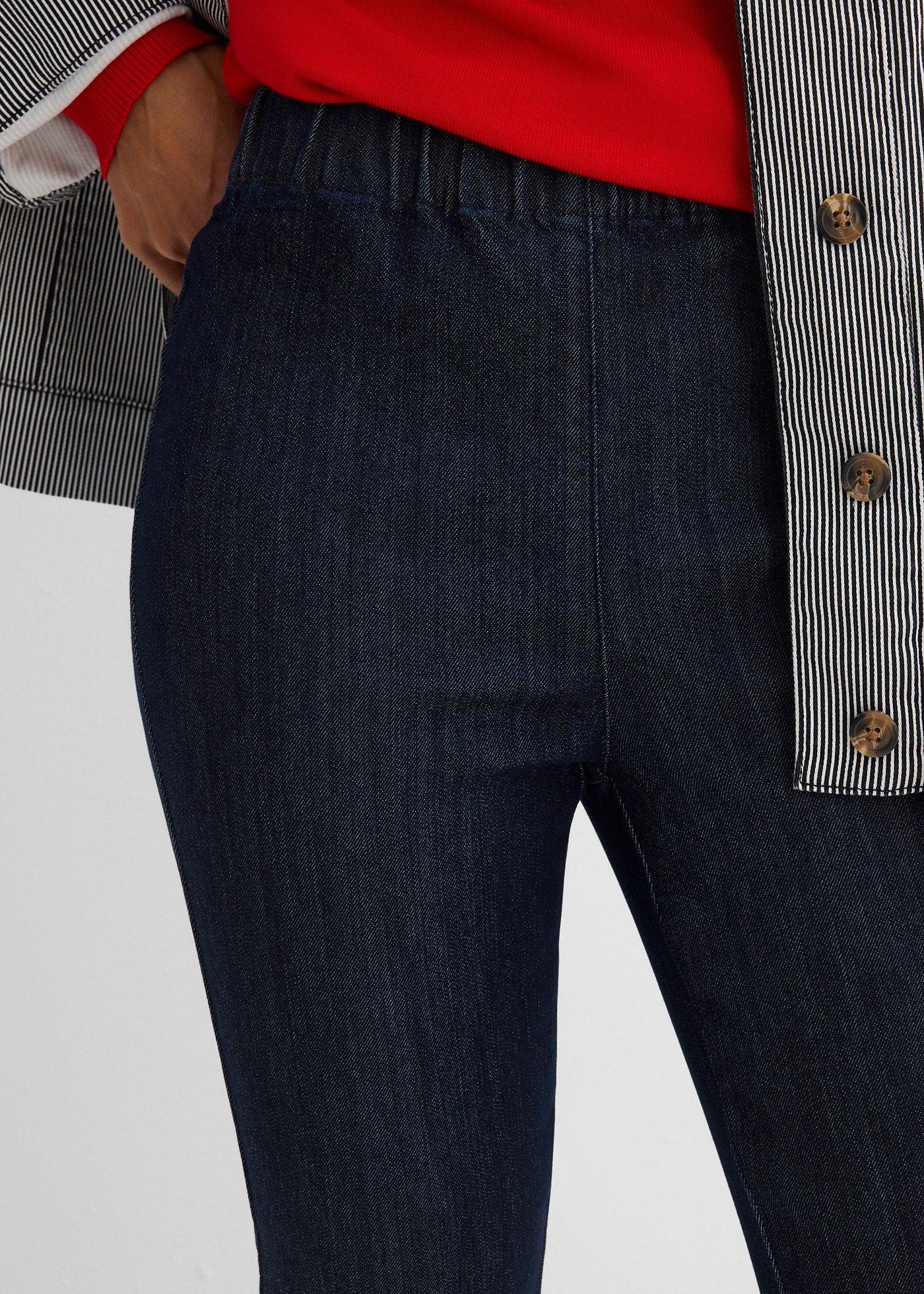 Dżinsy o kroju slim, high waist, cropped - Bonprix
