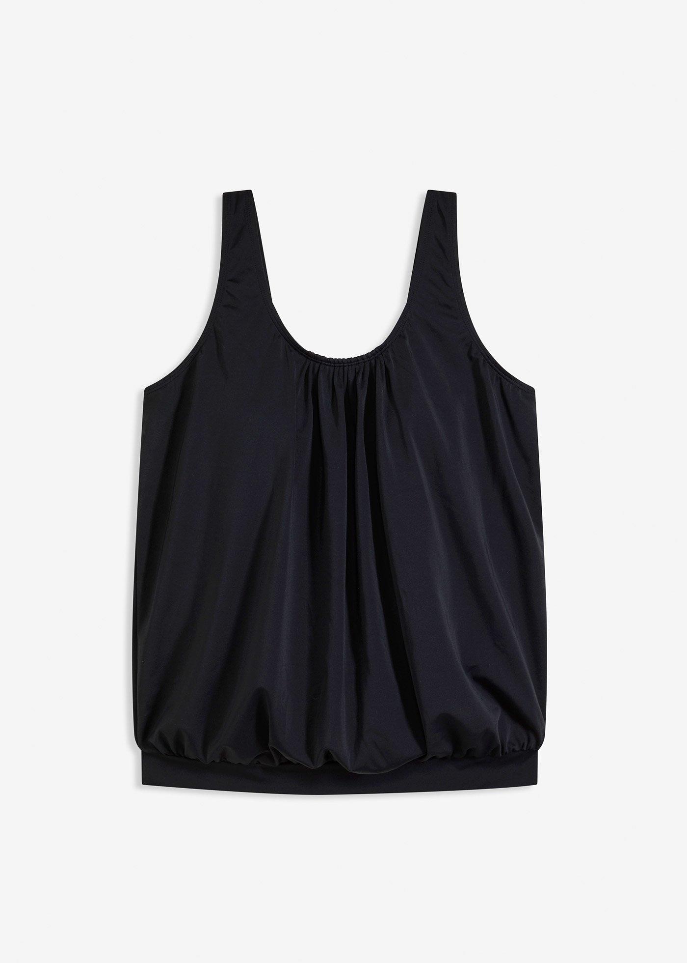 Maiou de baie tankini, cu croială balon