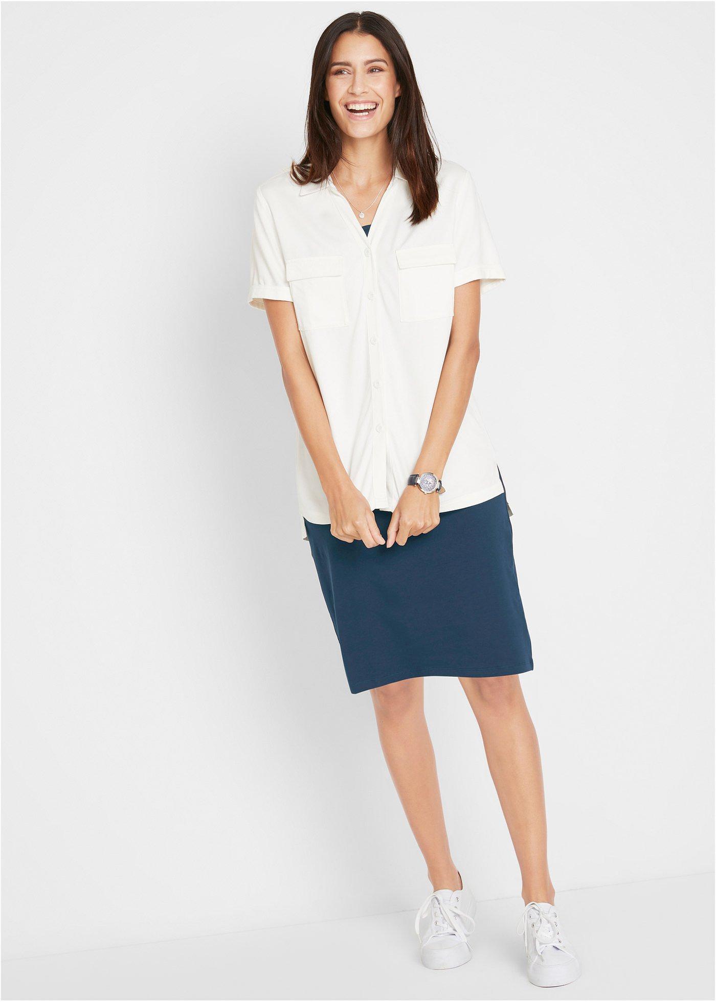 Sukienka shirtowa (2 szt.) - Bonprix