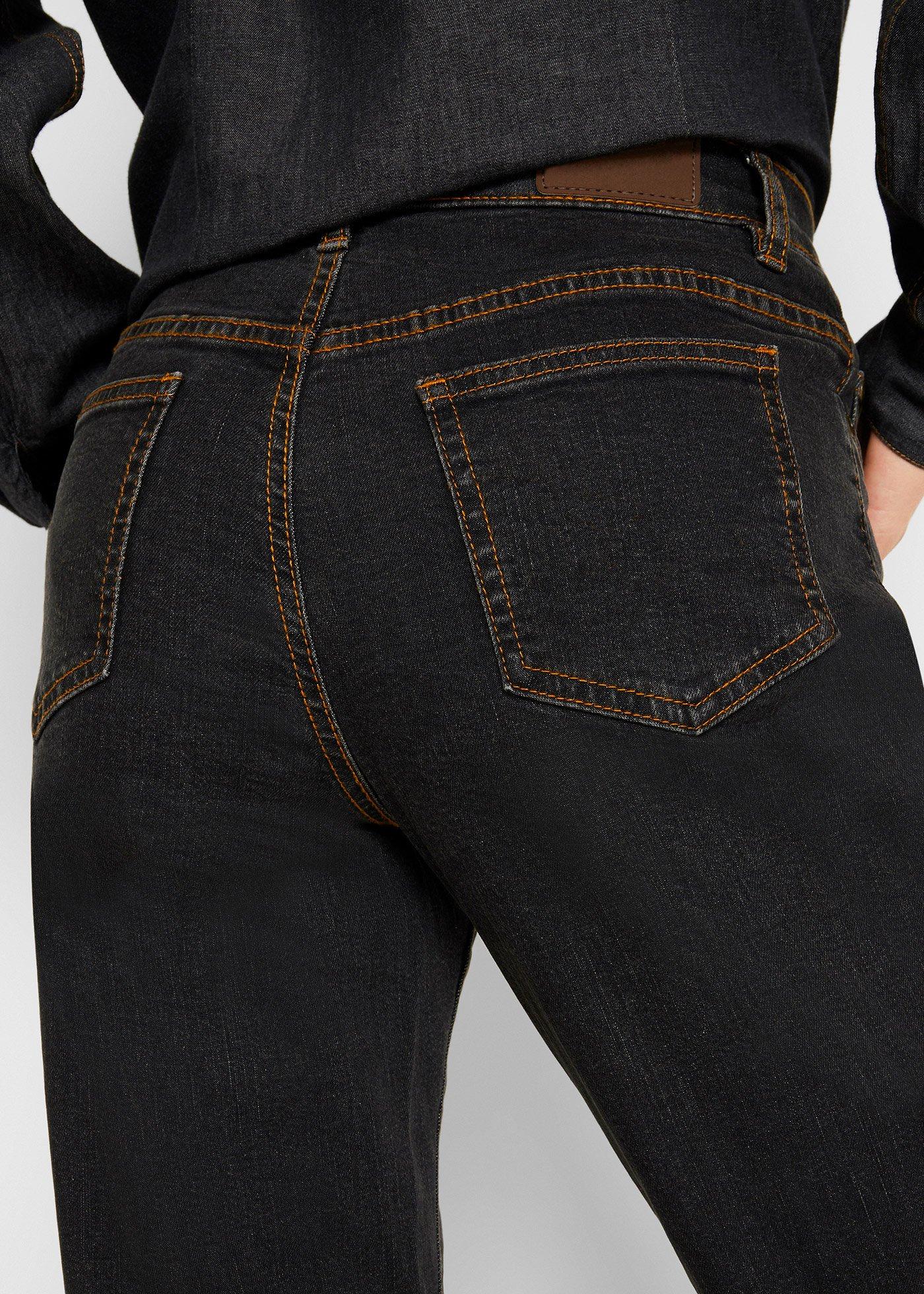 Dżinsy ze stretchem Mom, mid waist, long - Bonprix