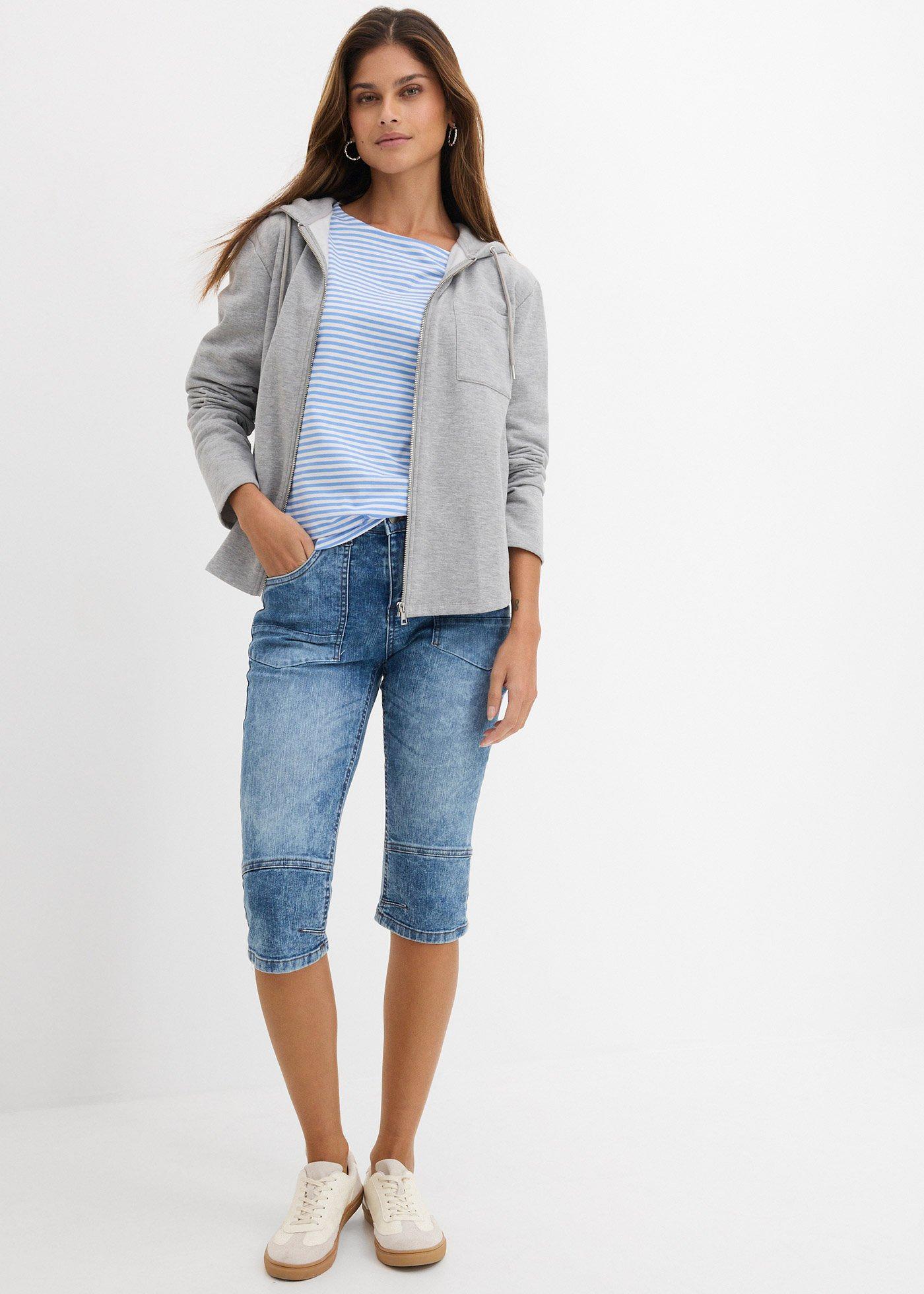 Dżinsy rybaczki - Bonprix