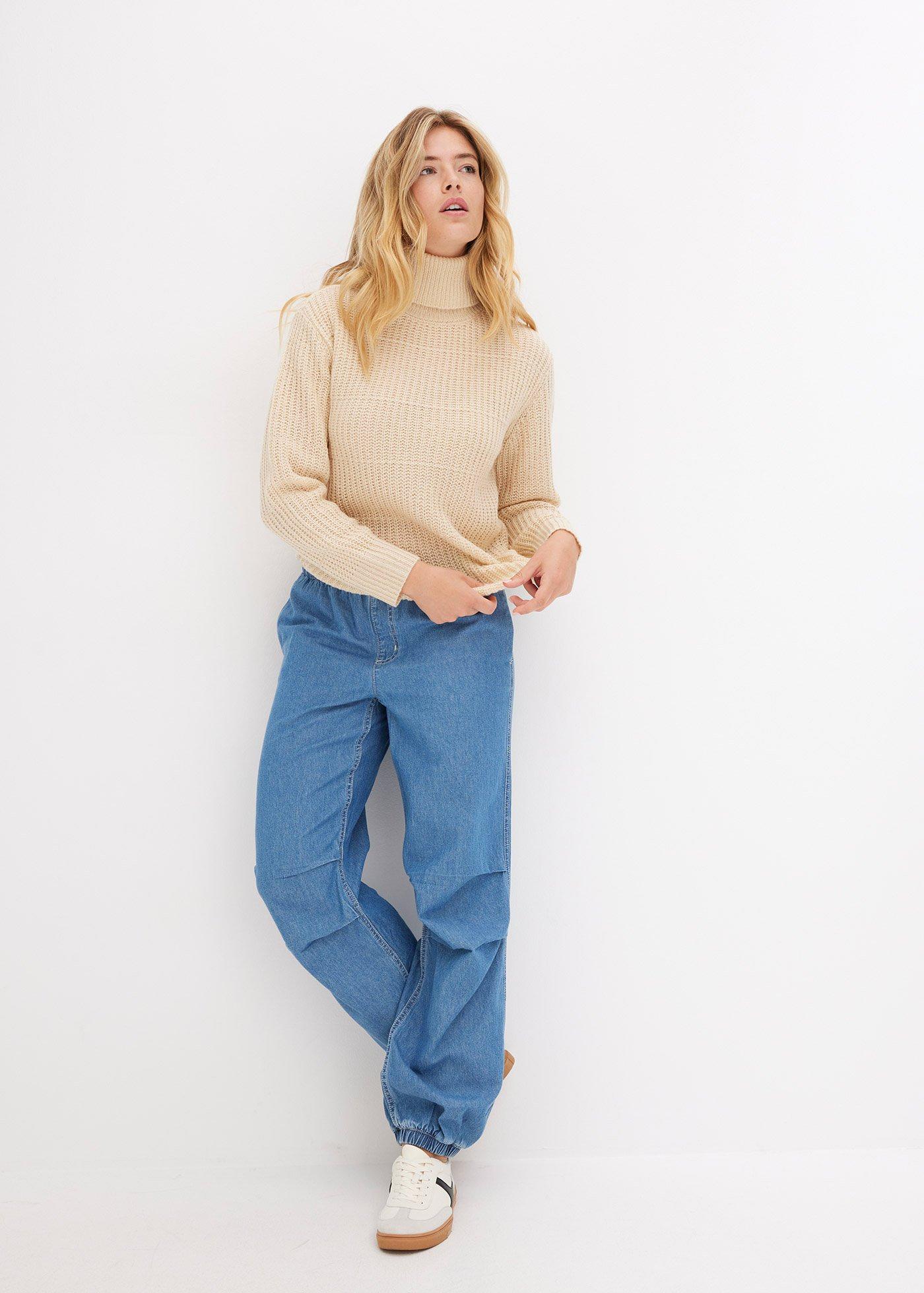 Sweter z golfem - Bonprix