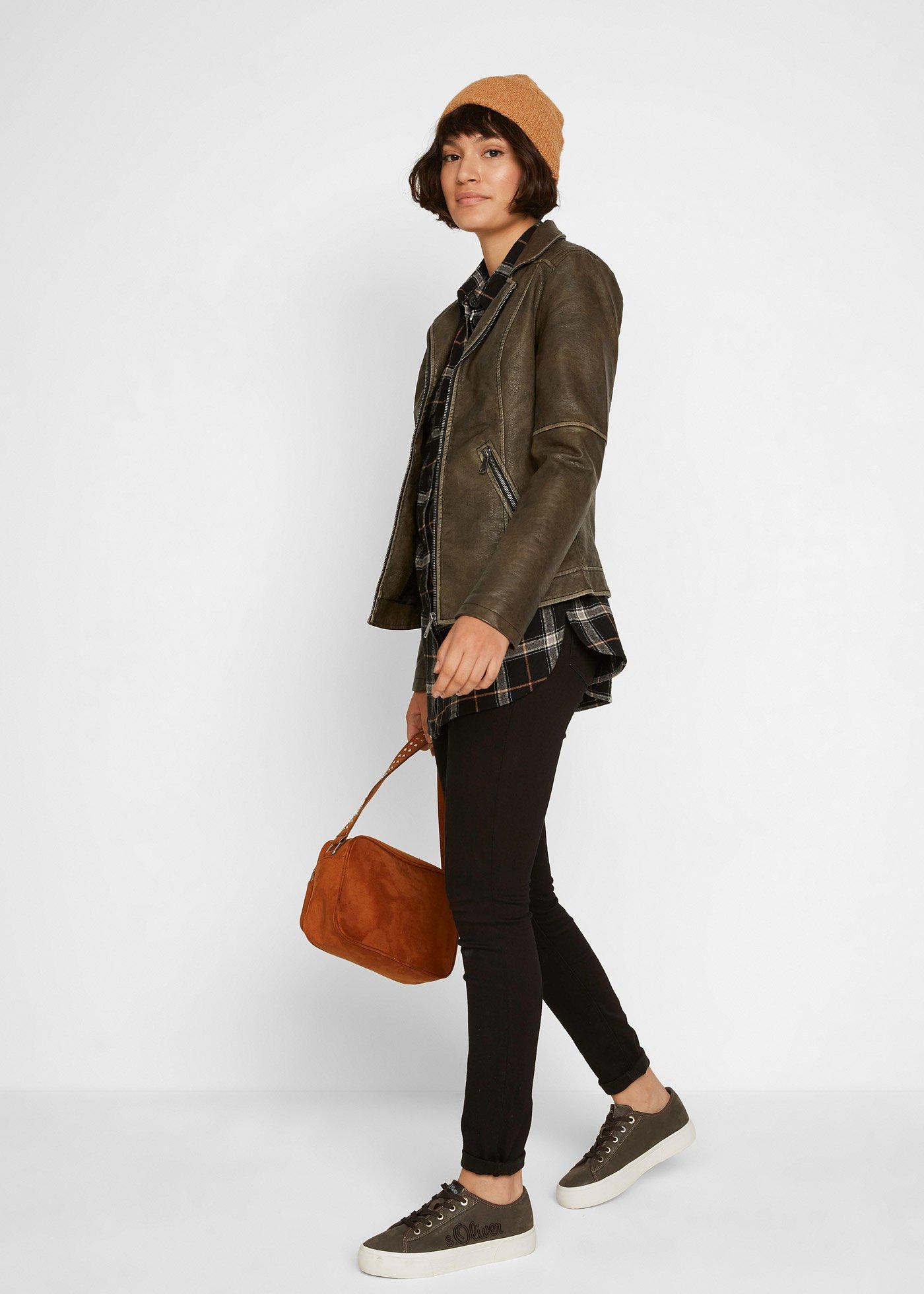 Jegginsy termiczne, mid waist - Bonprix