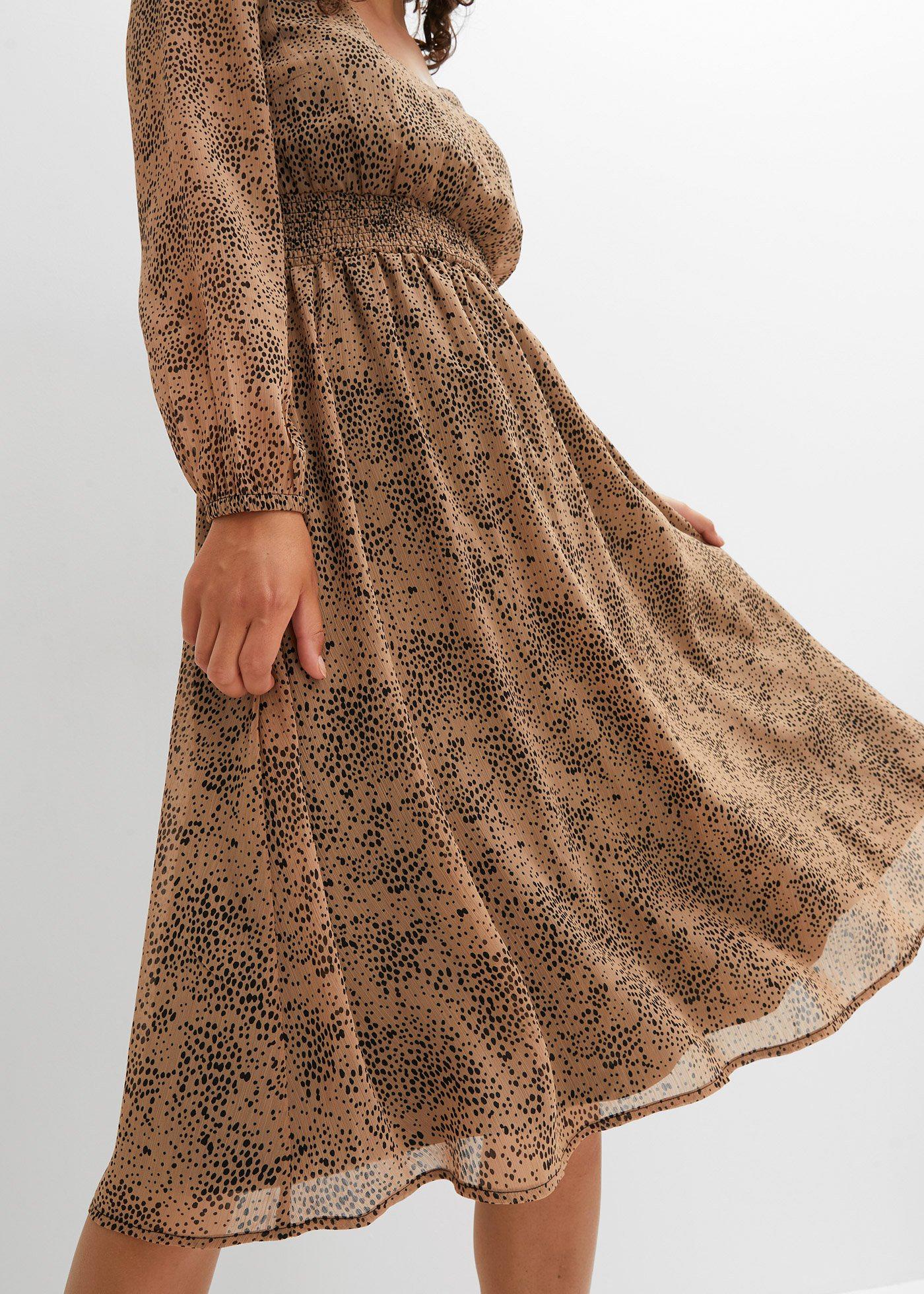 Sukienka szyfonowa - Bonprix