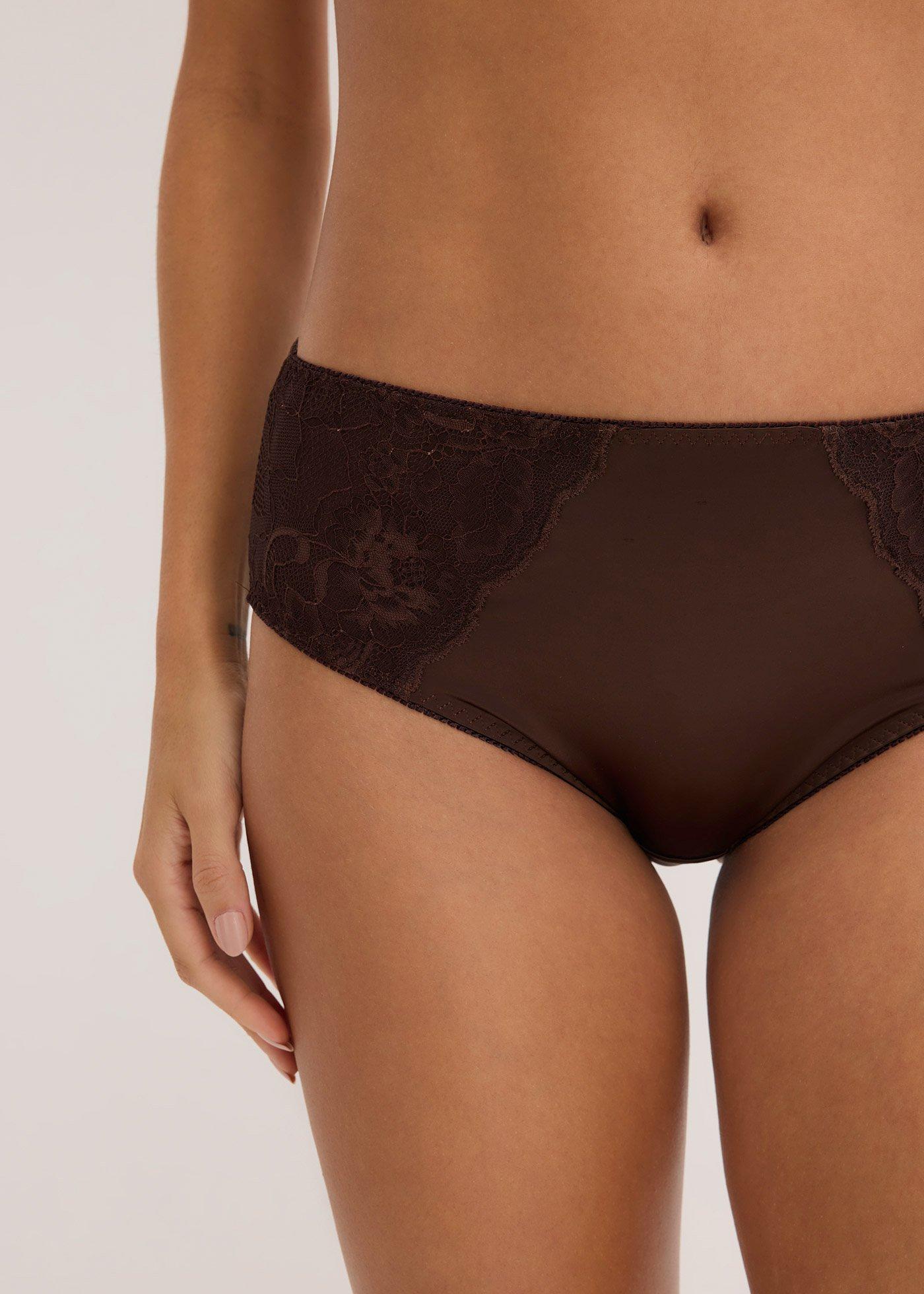 Figi maxi z efektem połysku (2 pary) - Bonprix