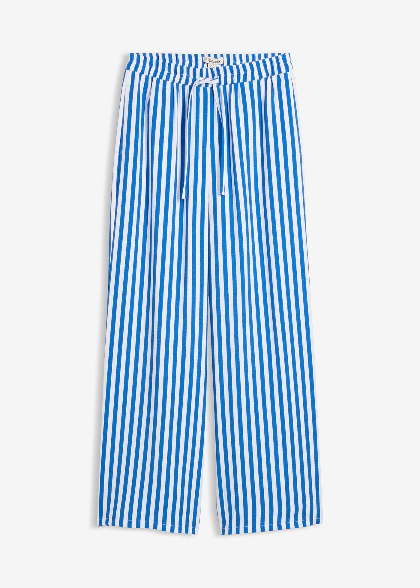 Pantaloni Marlene din amestec fluid de viscoză