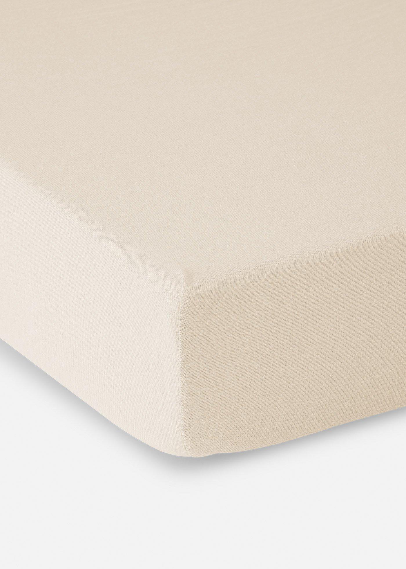 Drap housse effet lin