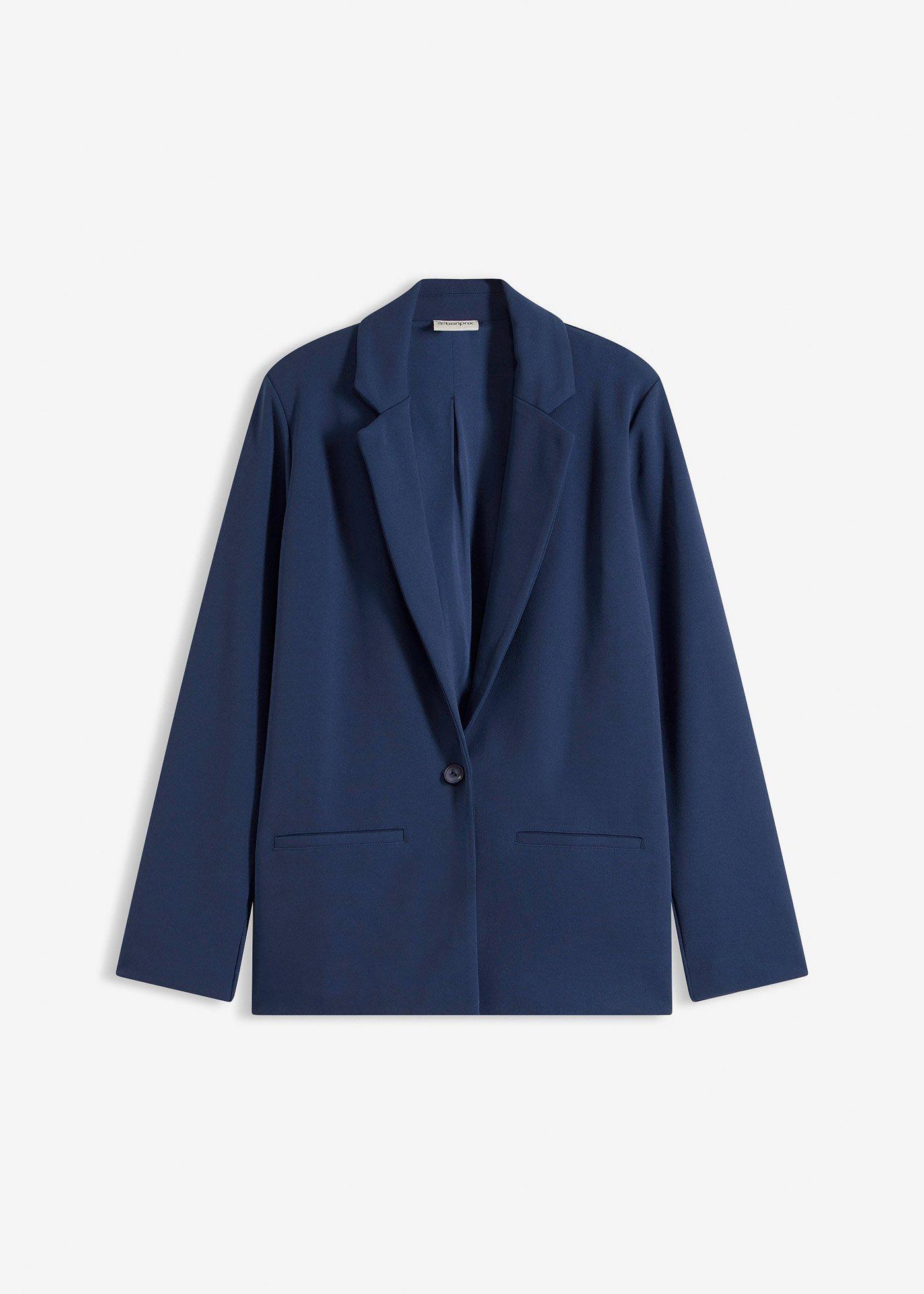 Blazer en jersey crêpe