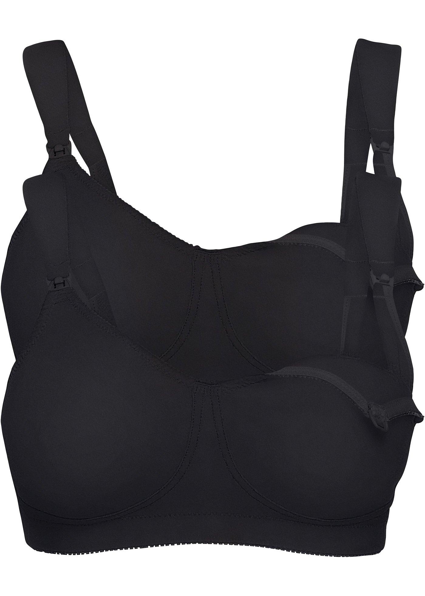 Lot de 2 soutiens-gorge d’allaitement coton sans armatures