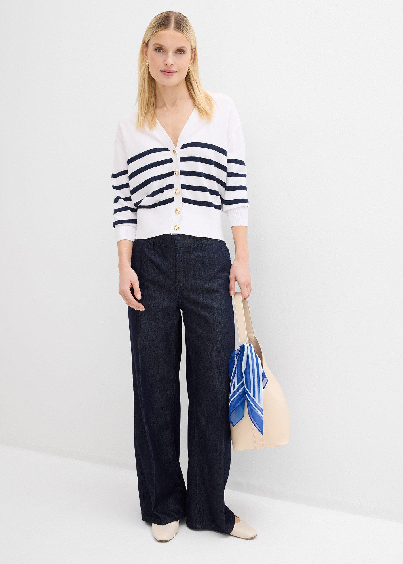 Jeansy wide leg, straight - Bonprix