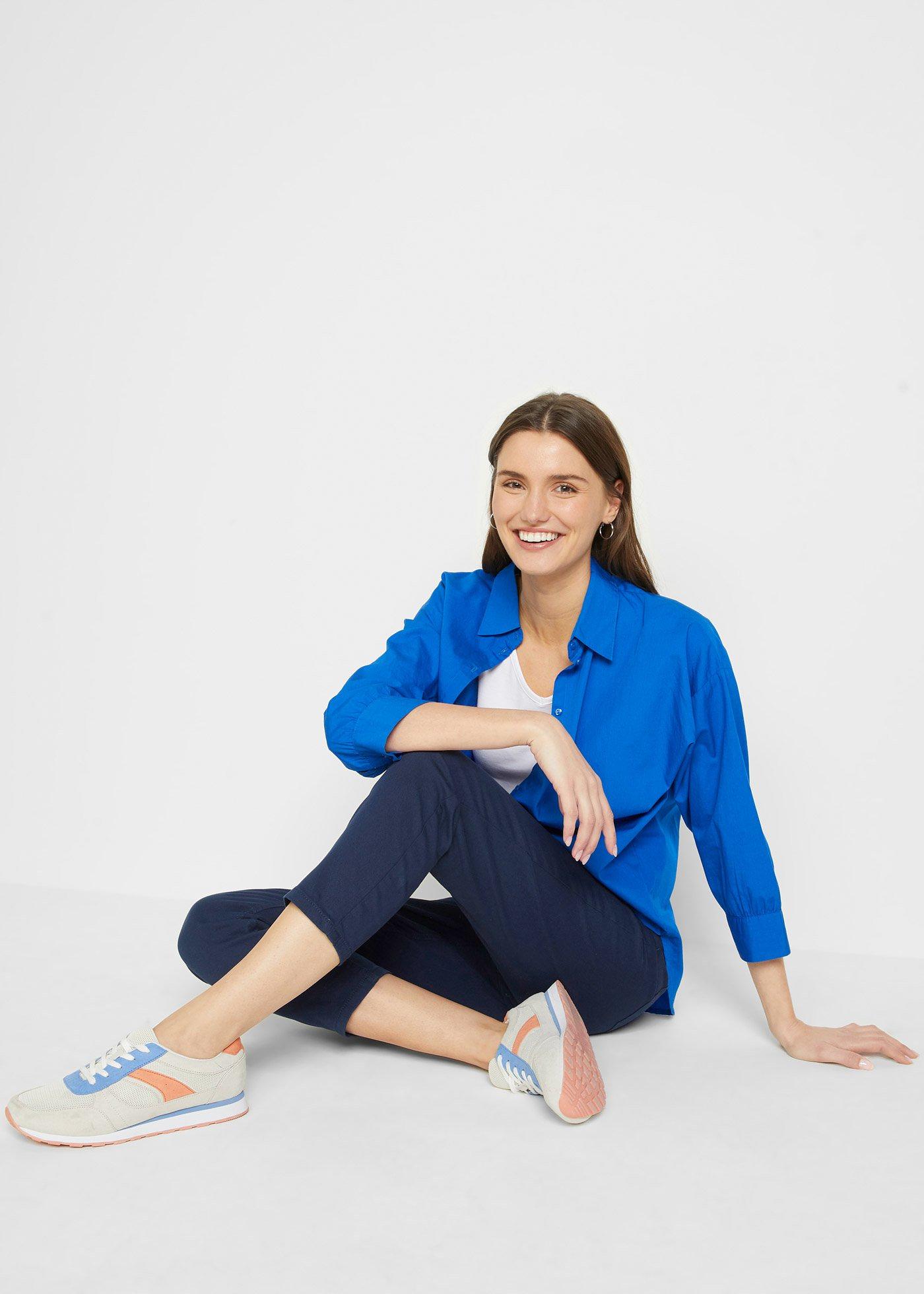 Spodnie 7/8, high waist - Bonprix