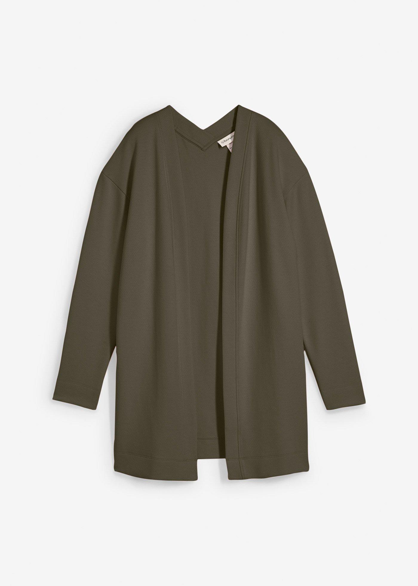 Gilet long en sweat doux