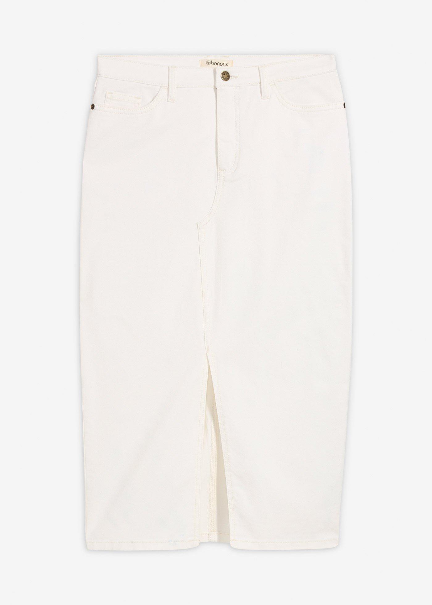 Jupe midi en jean