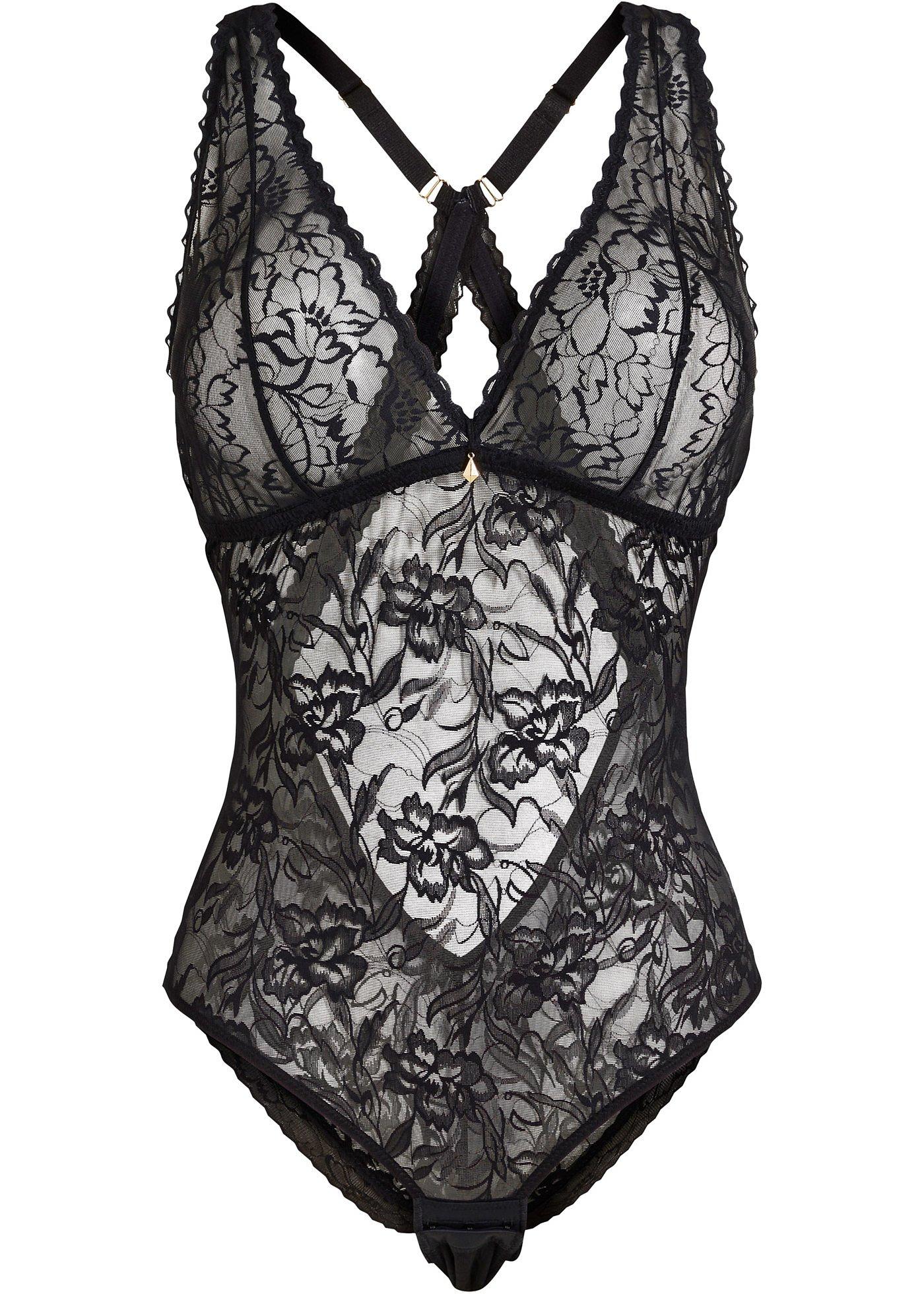 Body sans armatures en dentelle