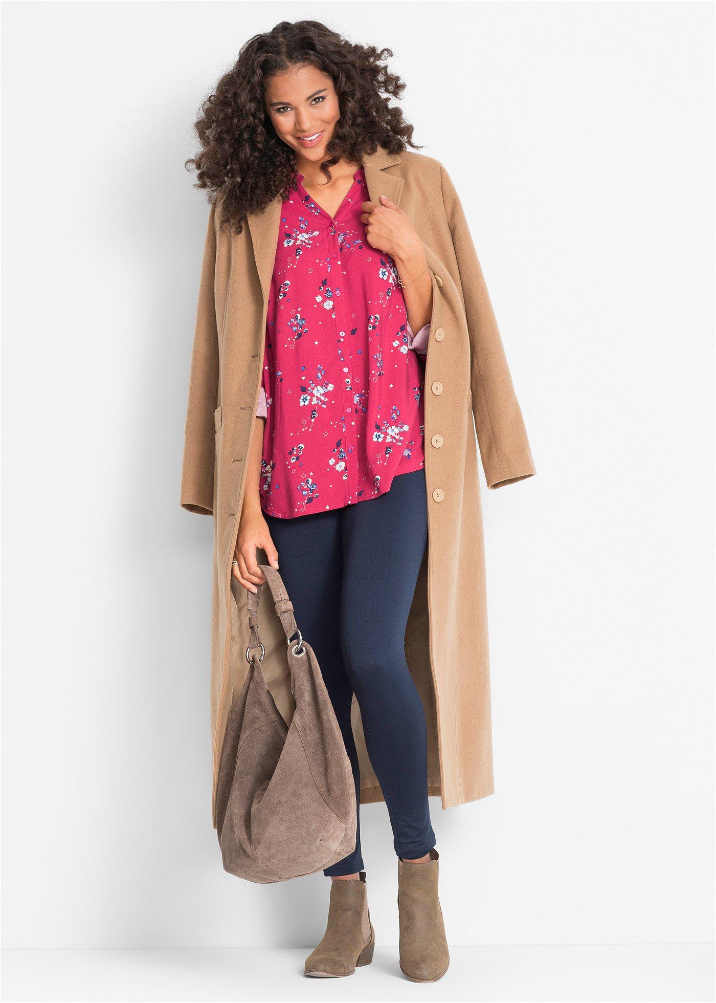 Legginsy termiczne z wygodnym paskiem - Bonprix