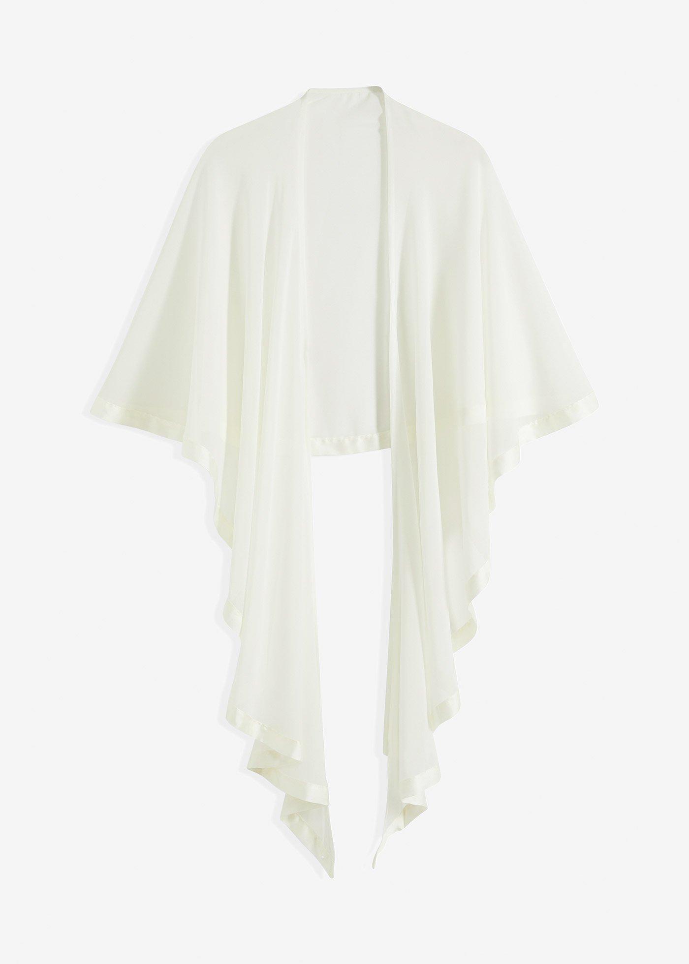 Étole avec bordure en satin