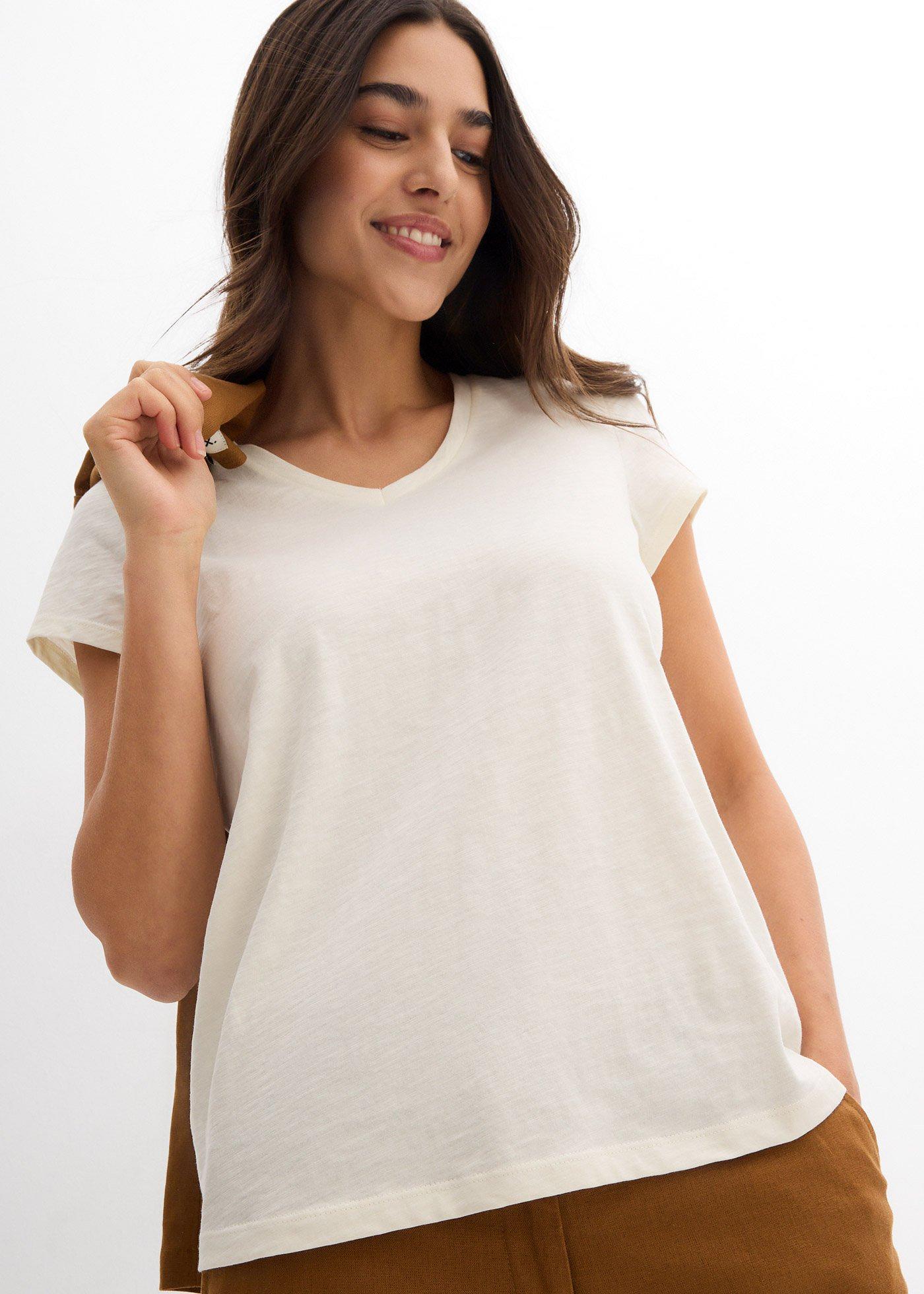 T-shirt z czystej bawełny organicznej  (2 szt.) - Bonprix