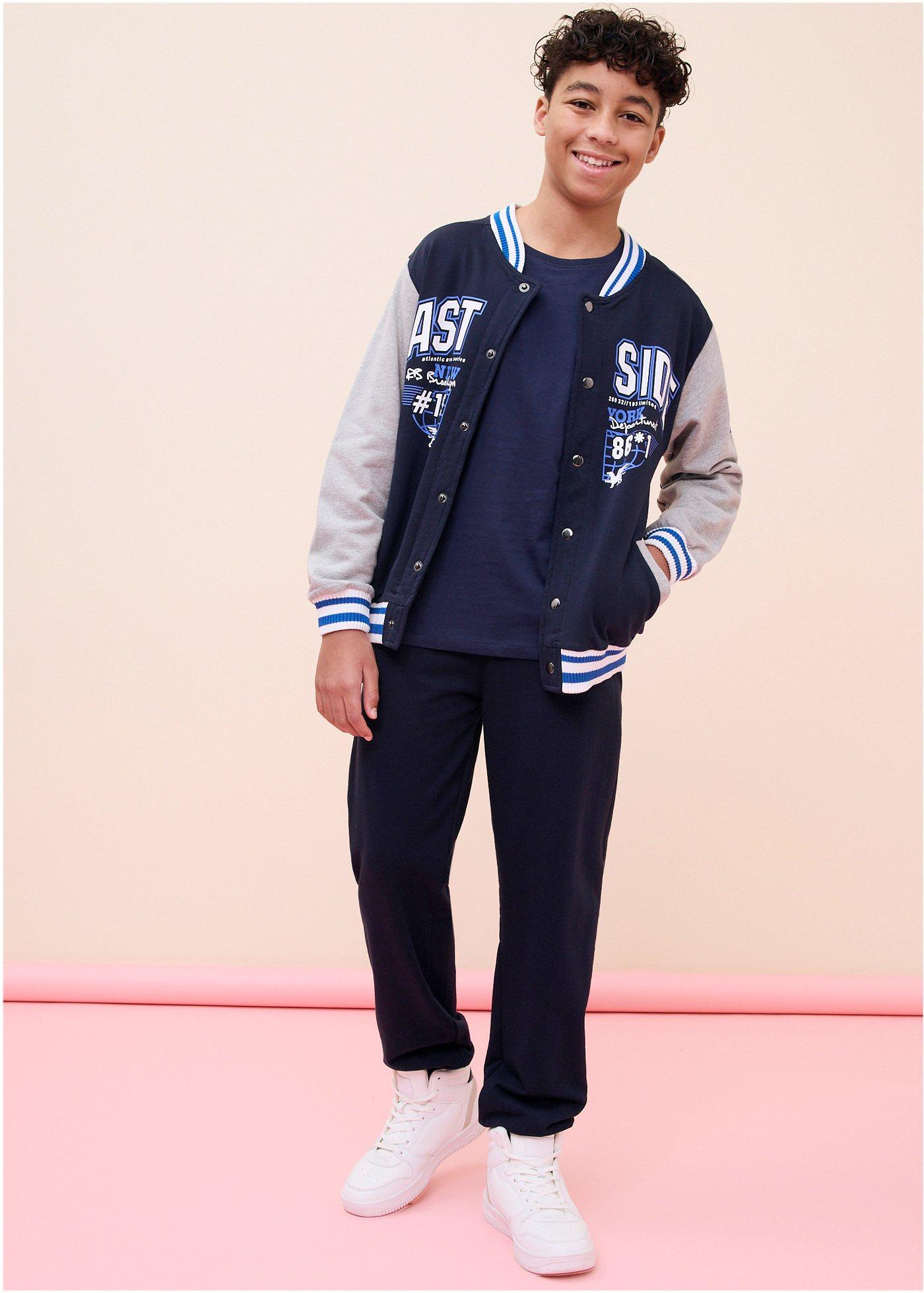 Koszulka z długim rękawem z bawełną organiczną (zestaw 5 szt.) - Bonprix