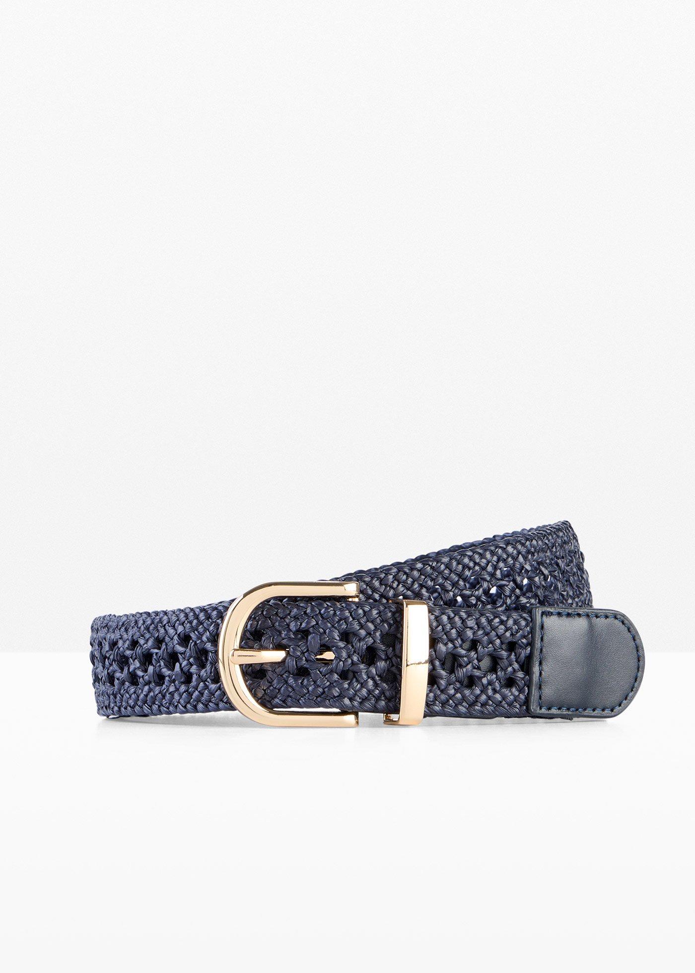 Gevlochten riem met klassieke gesp