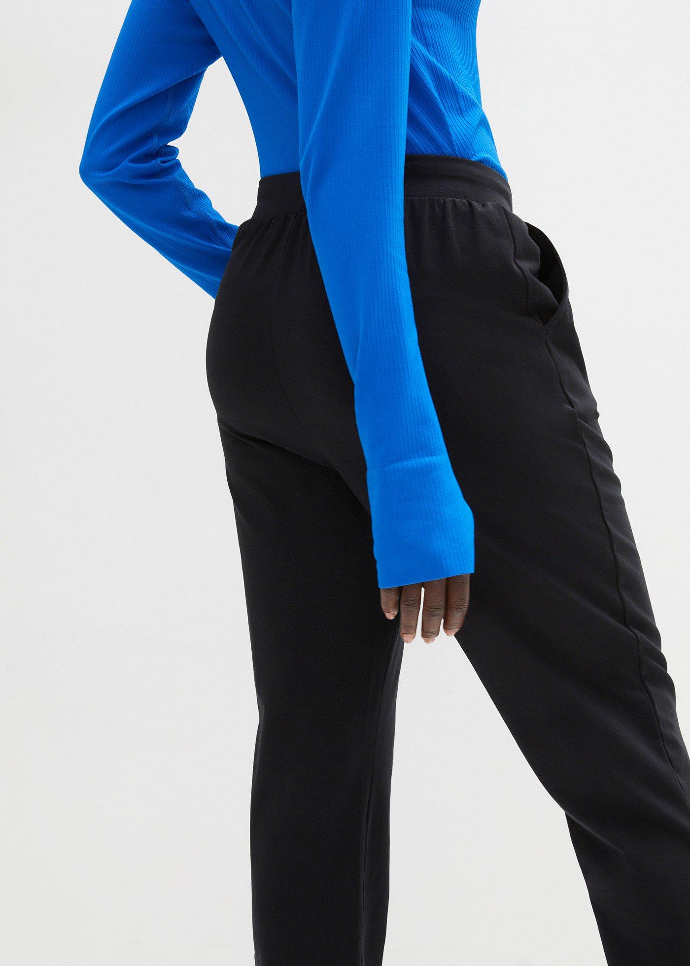 Spodnie z bawełny organicznej z dodatkiem stretchu - Bonprix