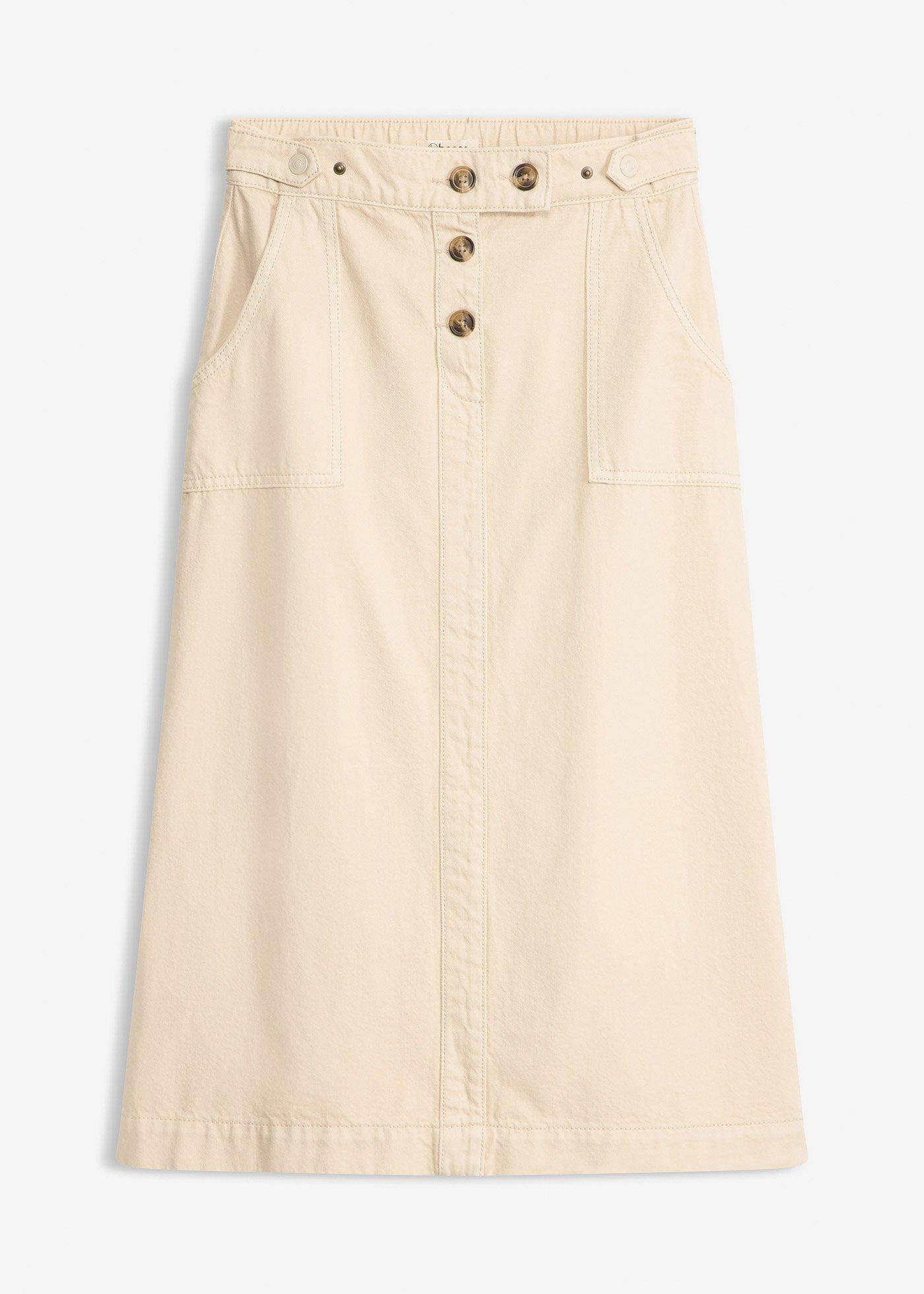 Jupe en twill 100% coton