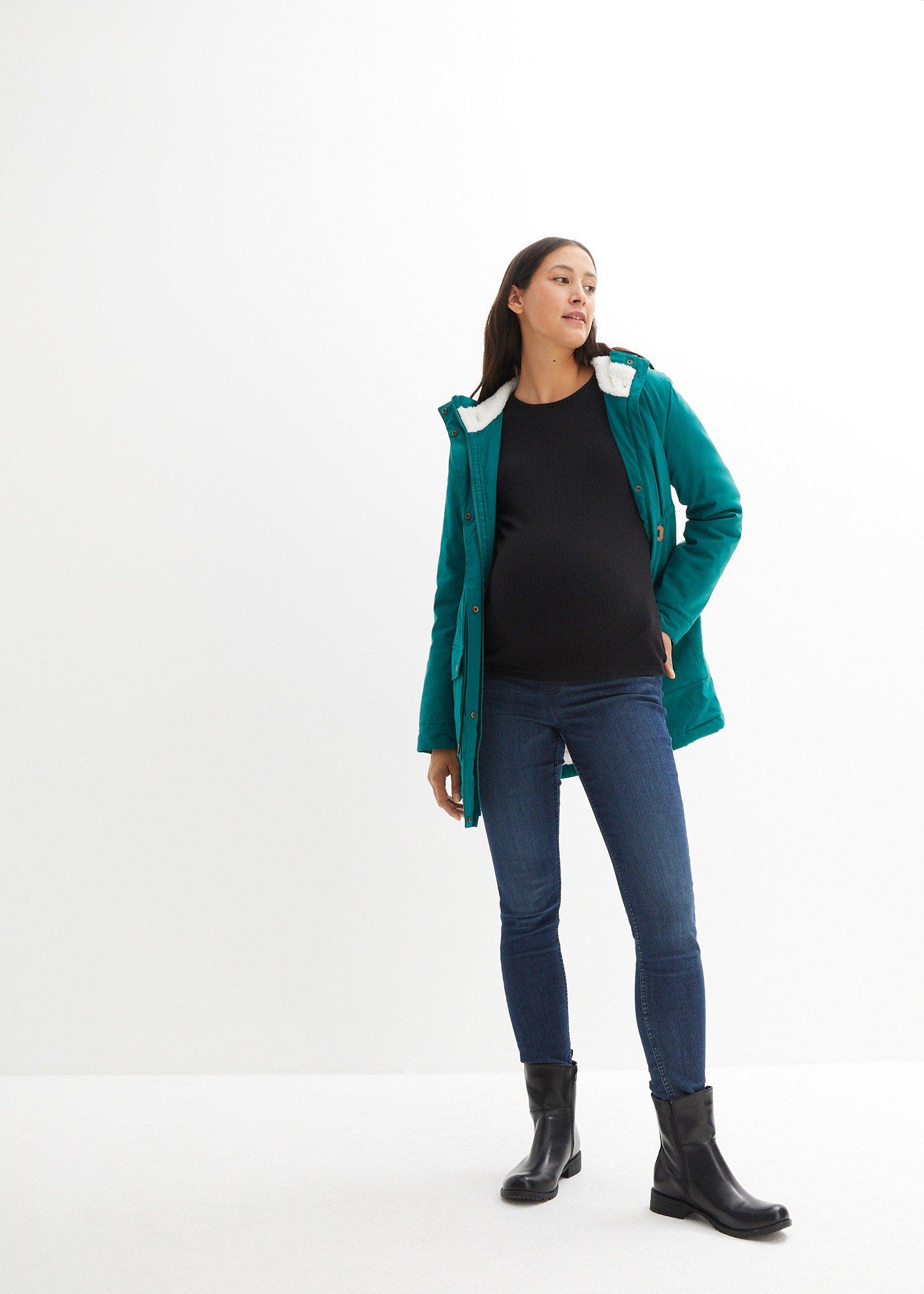 Kurtka 3 w 1 dla ciężarnych i karmiących piersią, na miękkiej podszewce - Bonprix