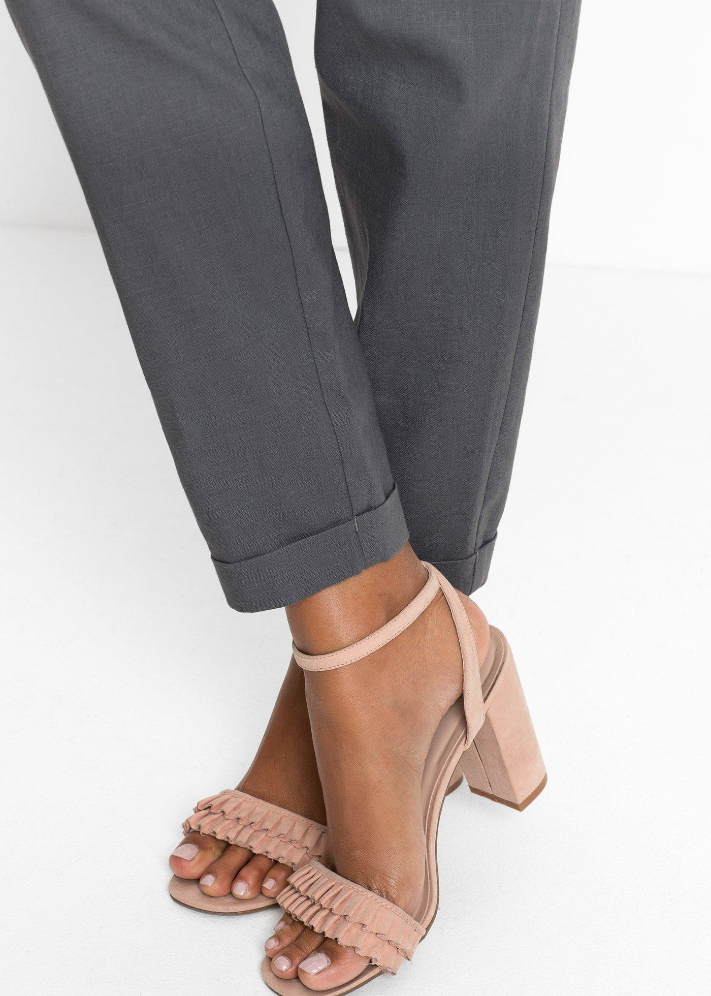 Spodnie lniane - Bonprix