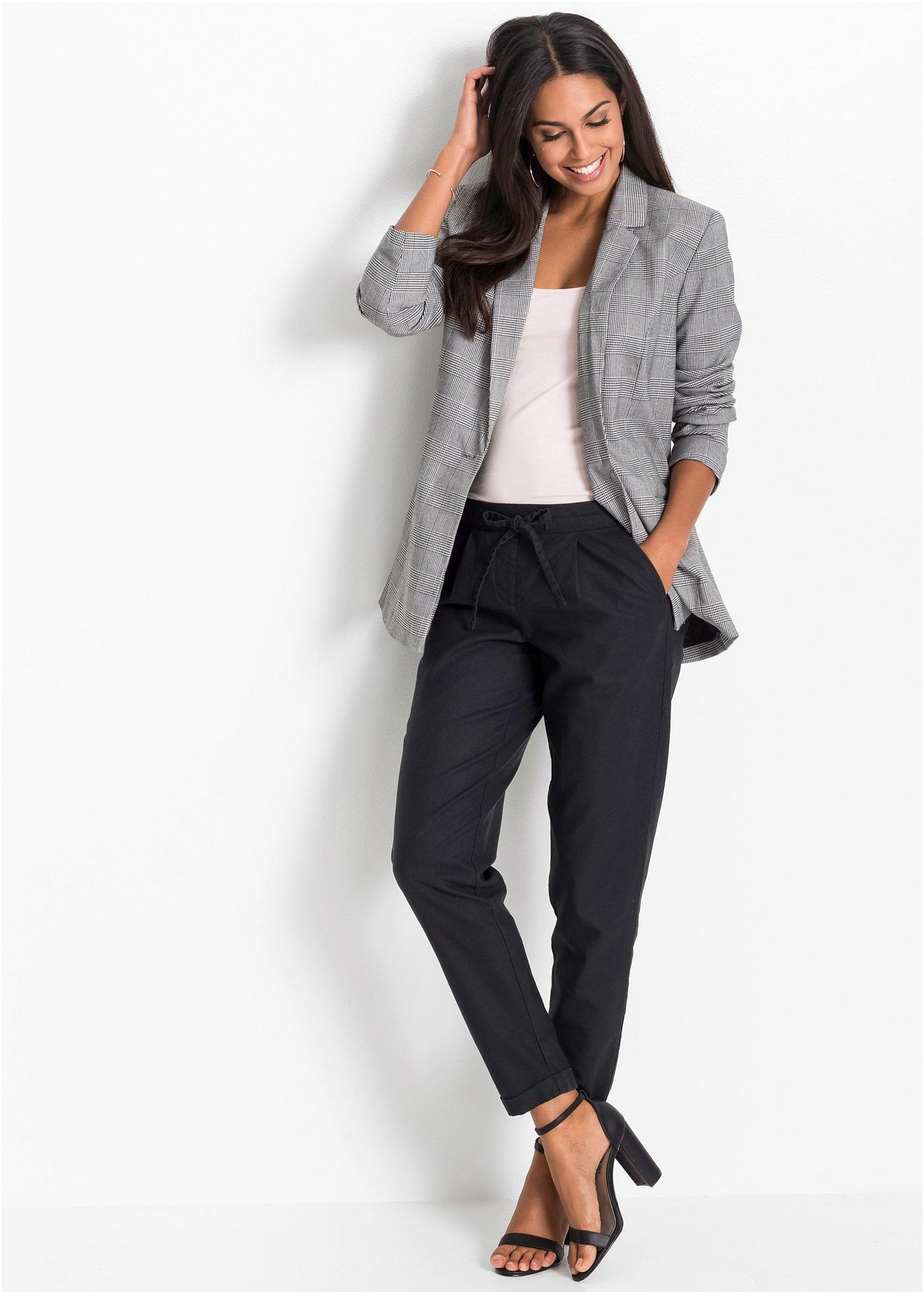 Spodnie lniane - Bonprix