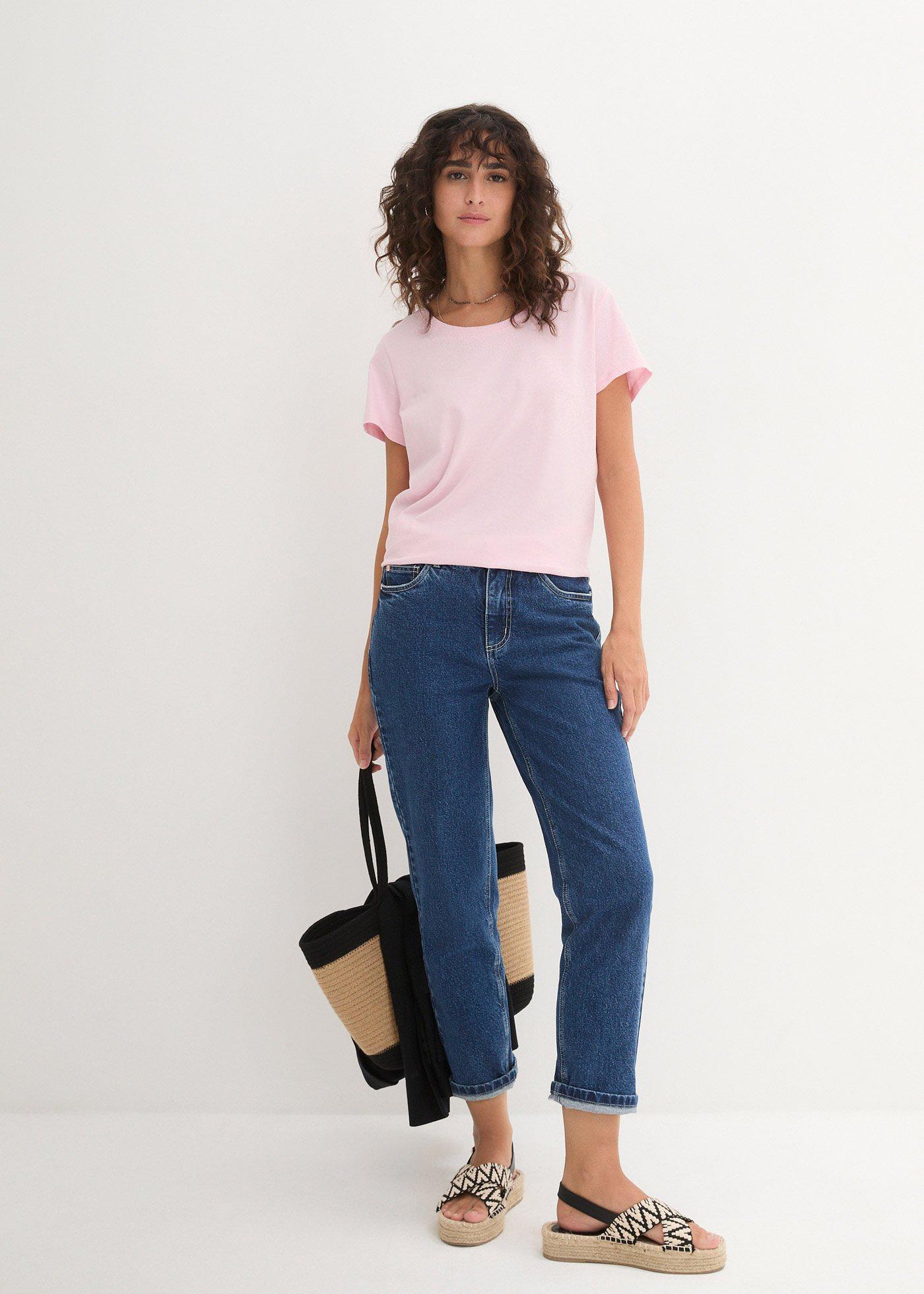 Bluzka z okrągłym dekoltem (5 szt.) - Bonprix