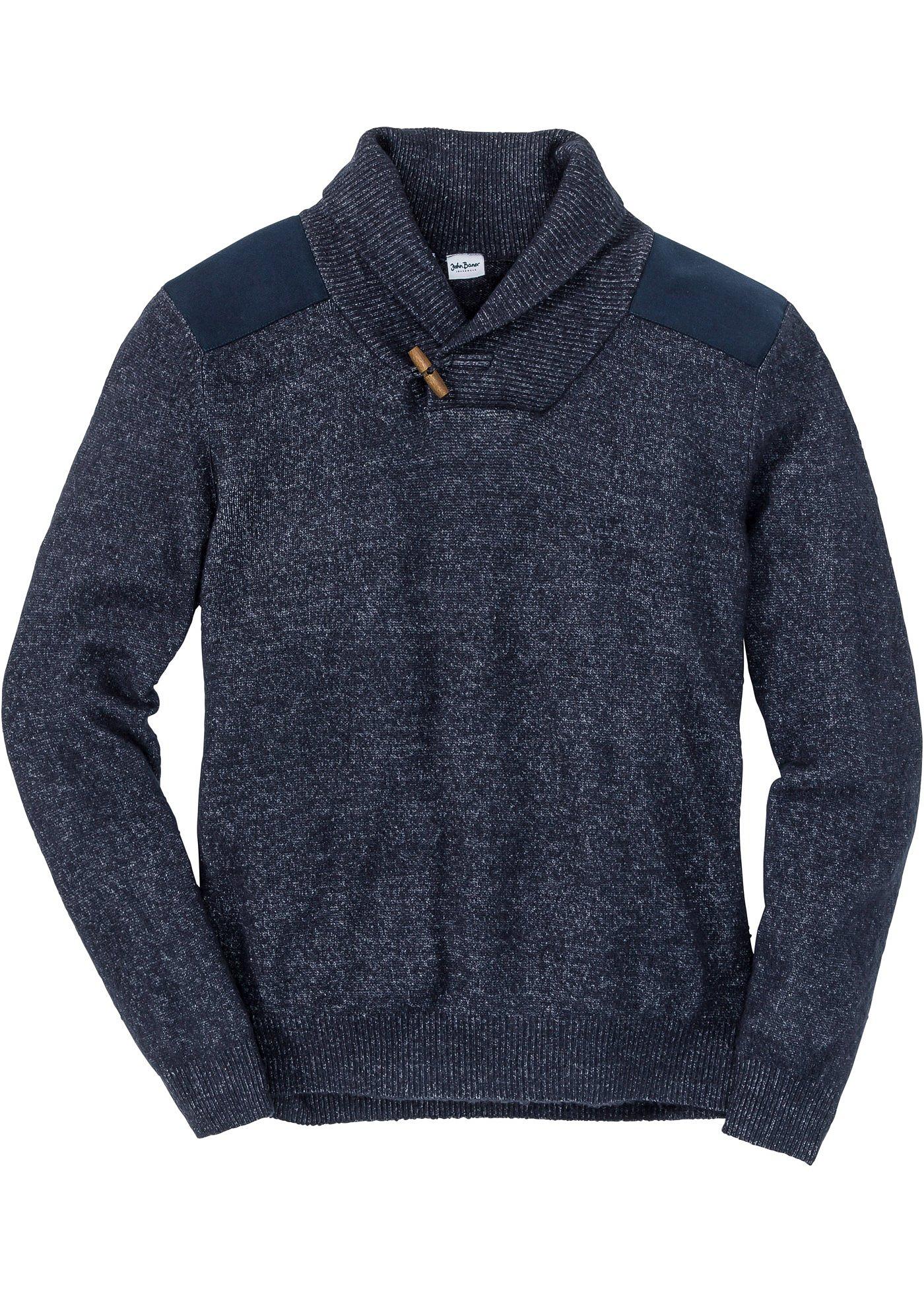 Pull en fine maille à col châle