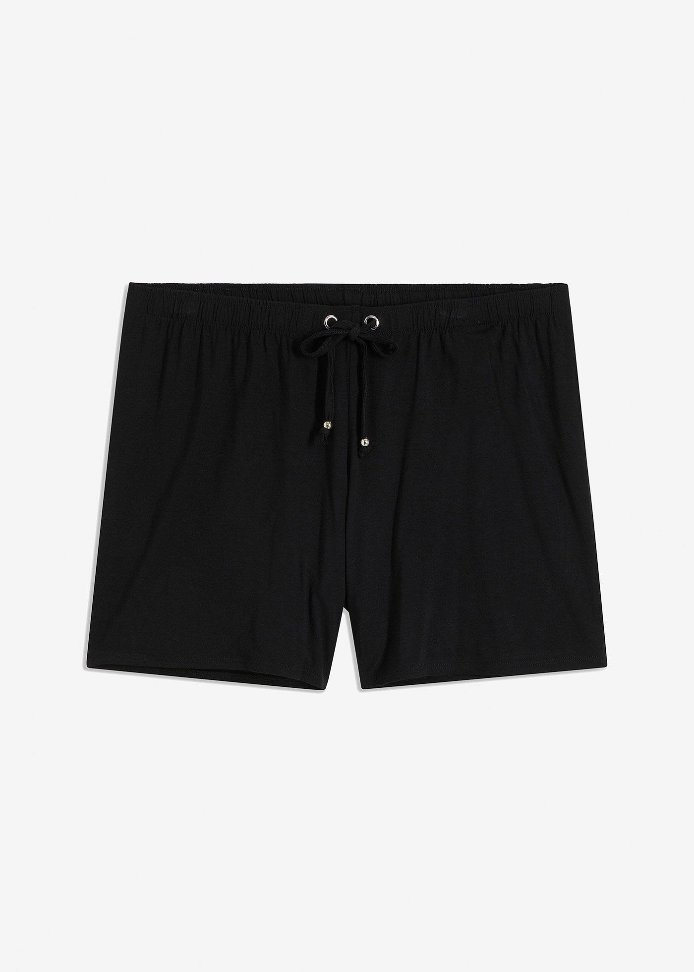 Pantaloni scurți de plajă din amestec fluid de viscoză