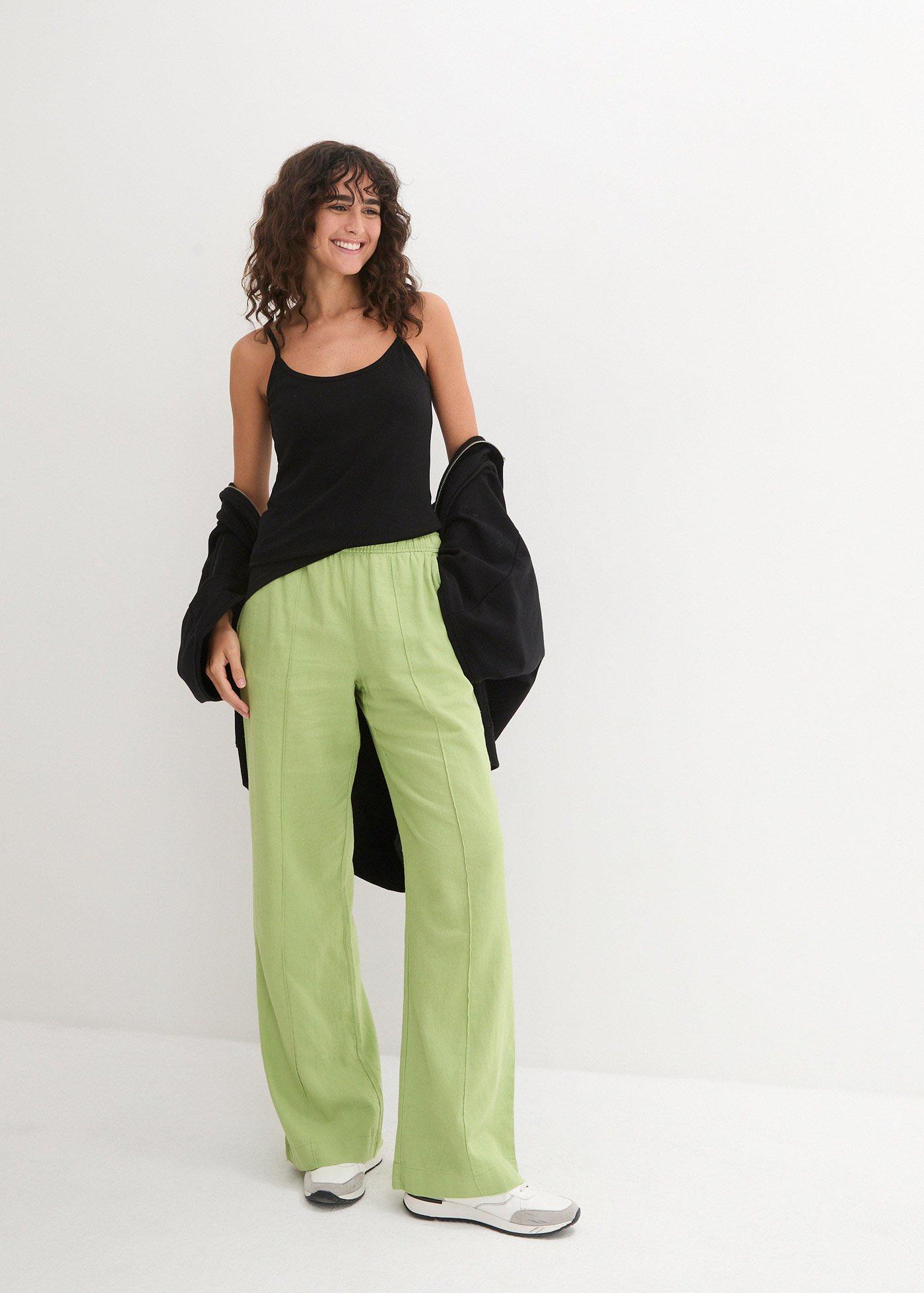 Bawełniany top na cienkich ramiączkach (3 szt.) - Bonprix