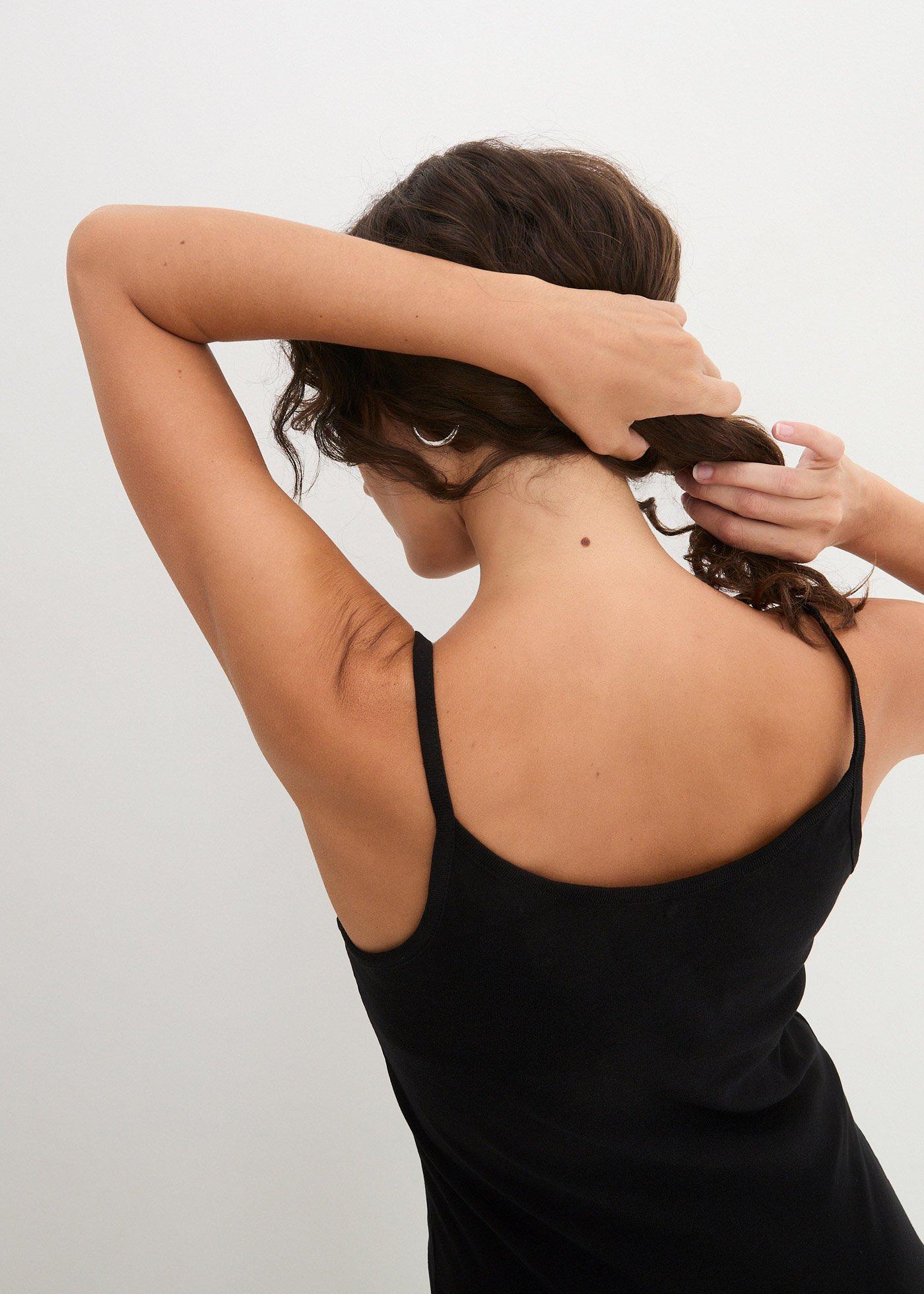 Bawełniany top na cienkich ramiączkach (3 szt.) - Bonprix