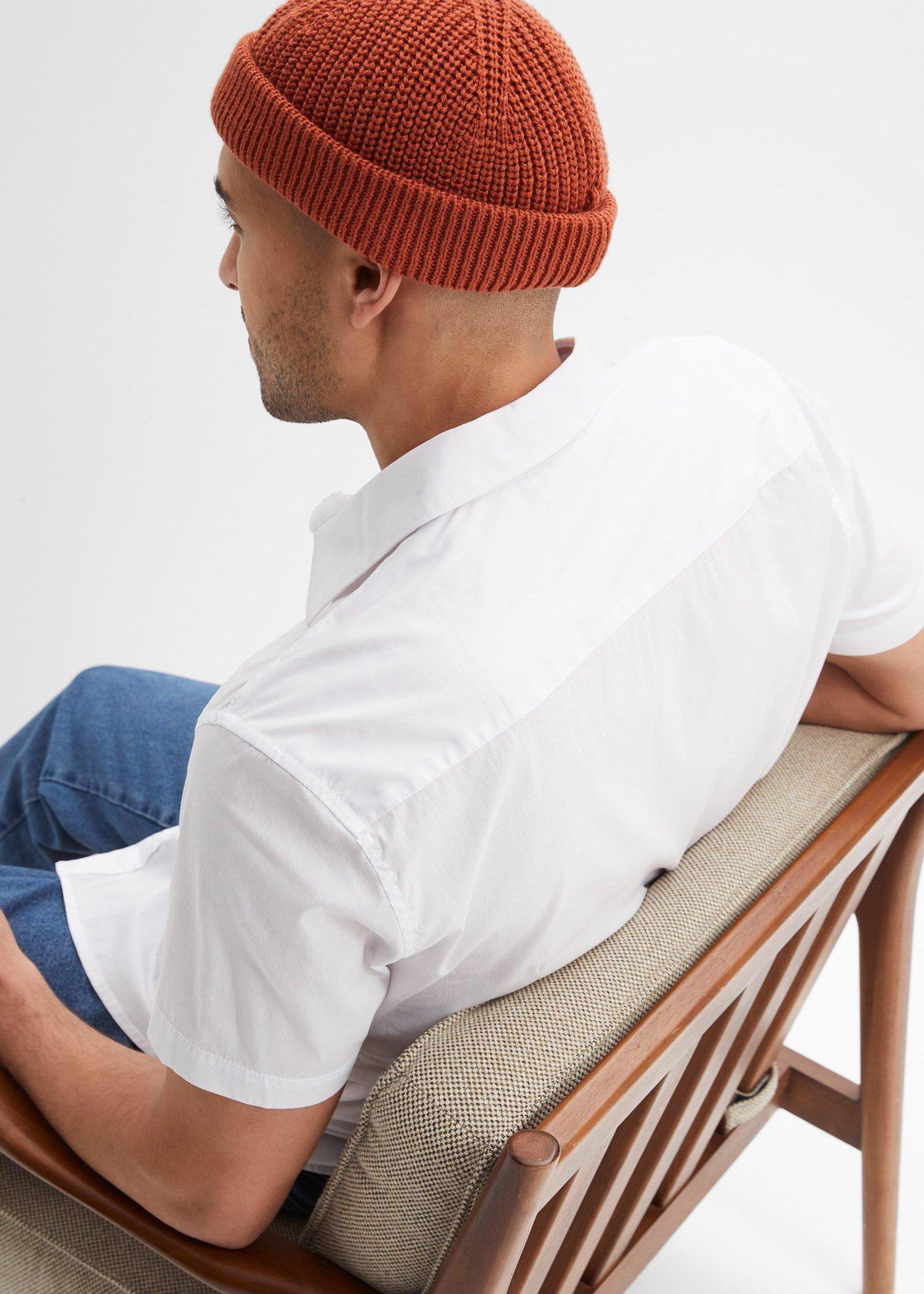 Koszula z krótkim rękawem, ze stretchem, slim fit - Bonprix